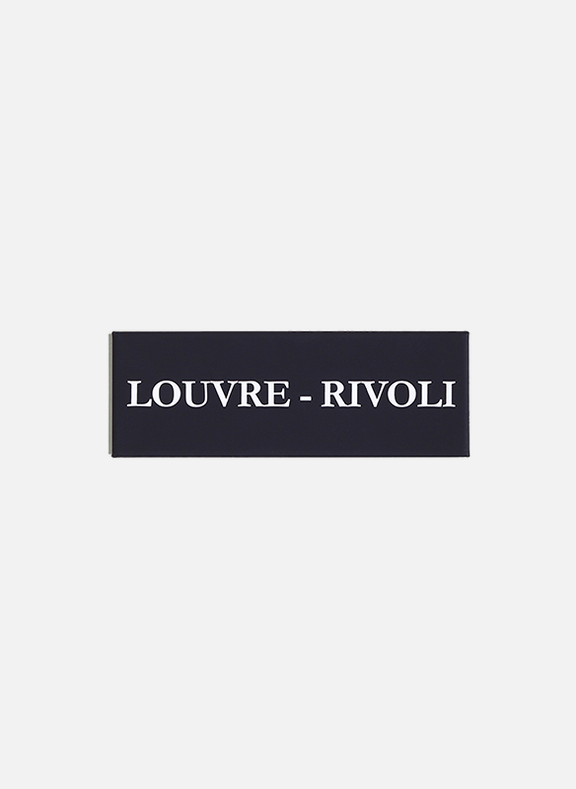 RATP LA LIGNE Magnet Métro Louvre Rivoli Multicolore