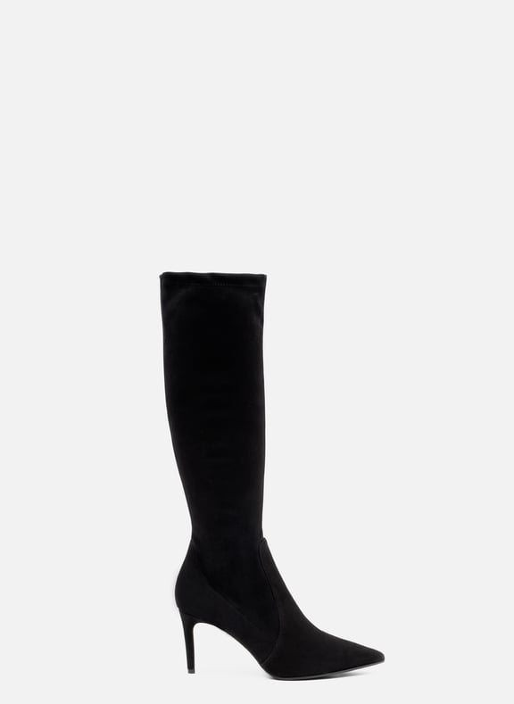 Bottes carmen en velours stretch Noir by PARALLELE PARALLELE Bottes carmen en velours stretch Noir