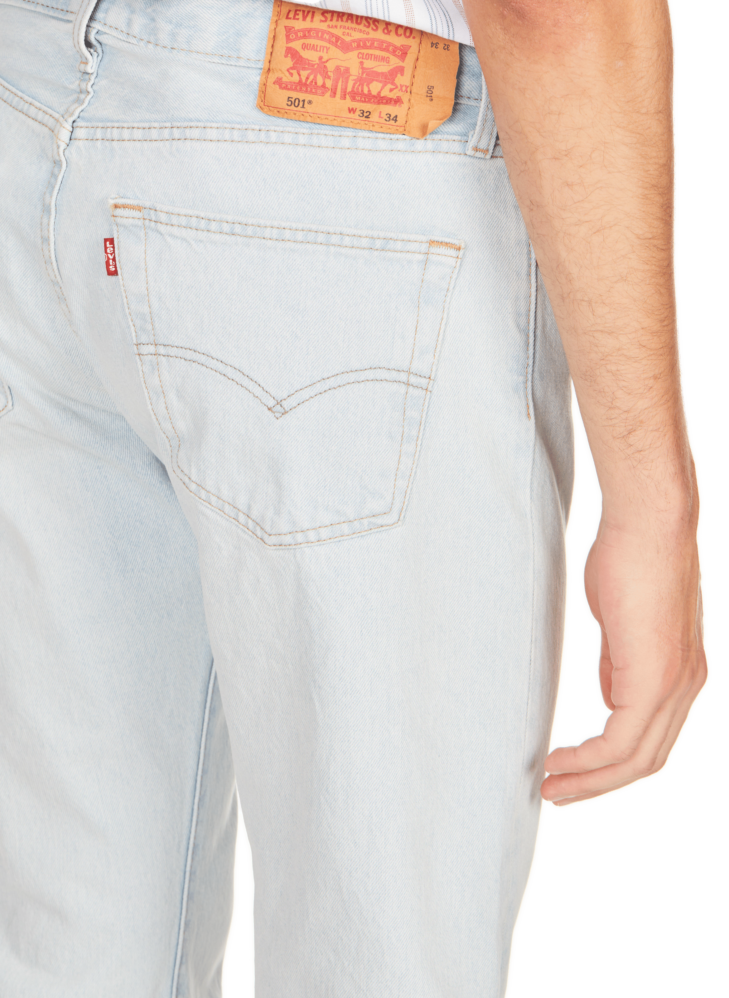 Jean droit 501 Original  LEVI'S Bleu