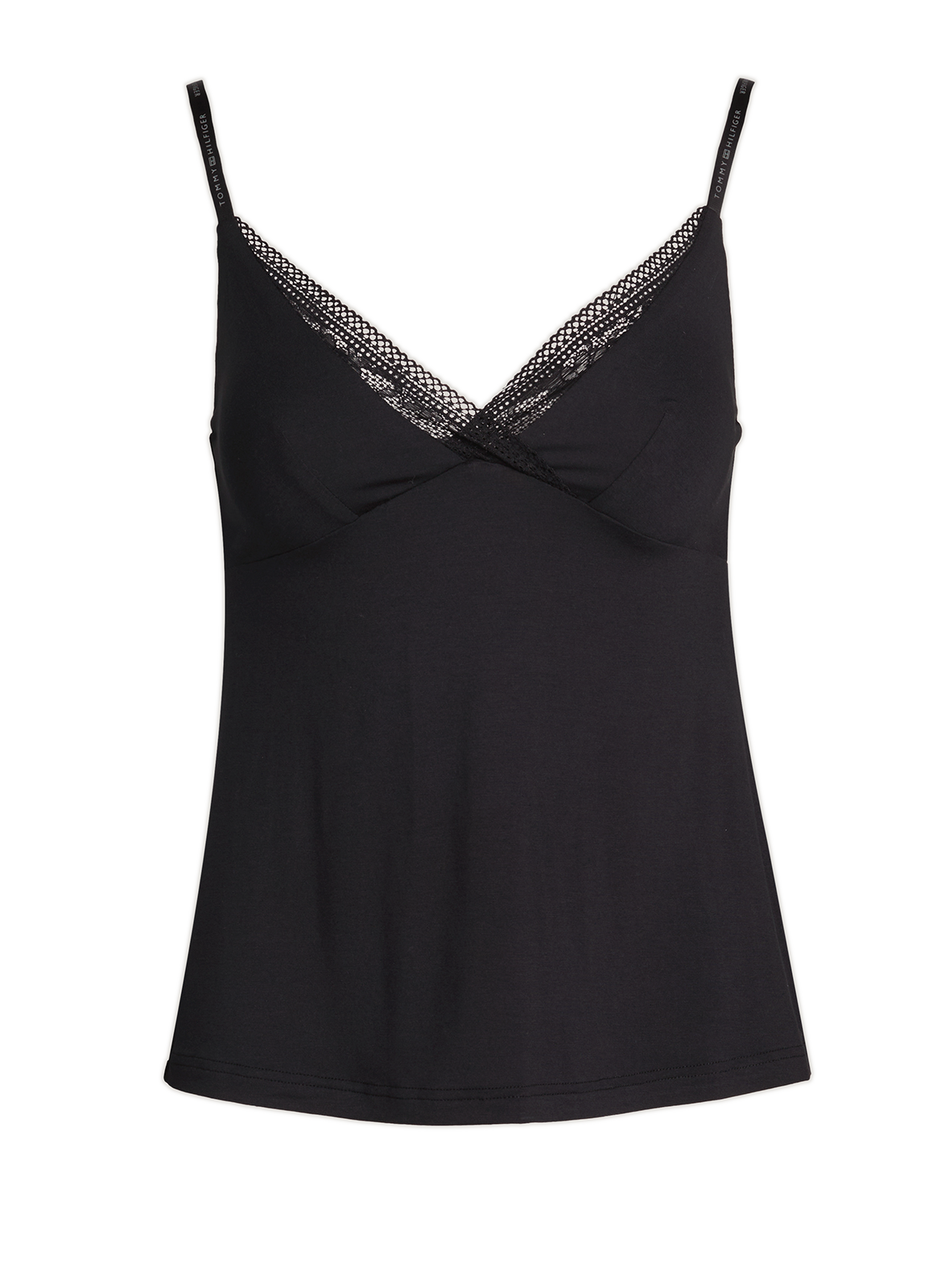 Haut de pyjama caraco TOMMY HILFIGER Noir