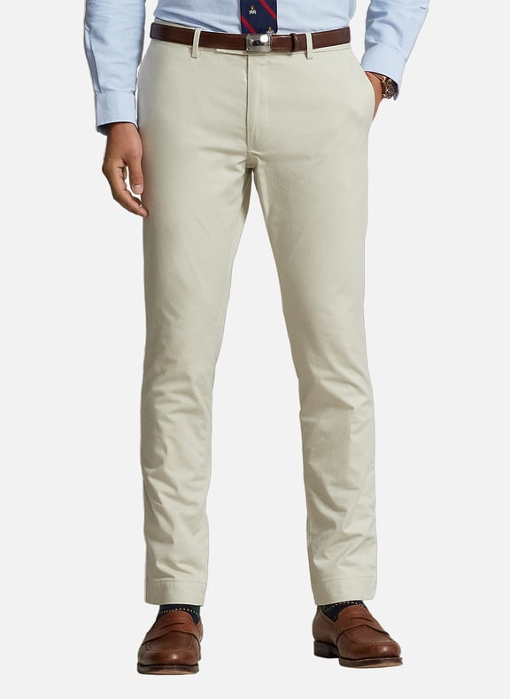 Bedford slim-fit cotton trousers Beige by POLO RALPH LAUREN POLO RALPH LAUREN Bedford slim-fit cotton trousers Beige