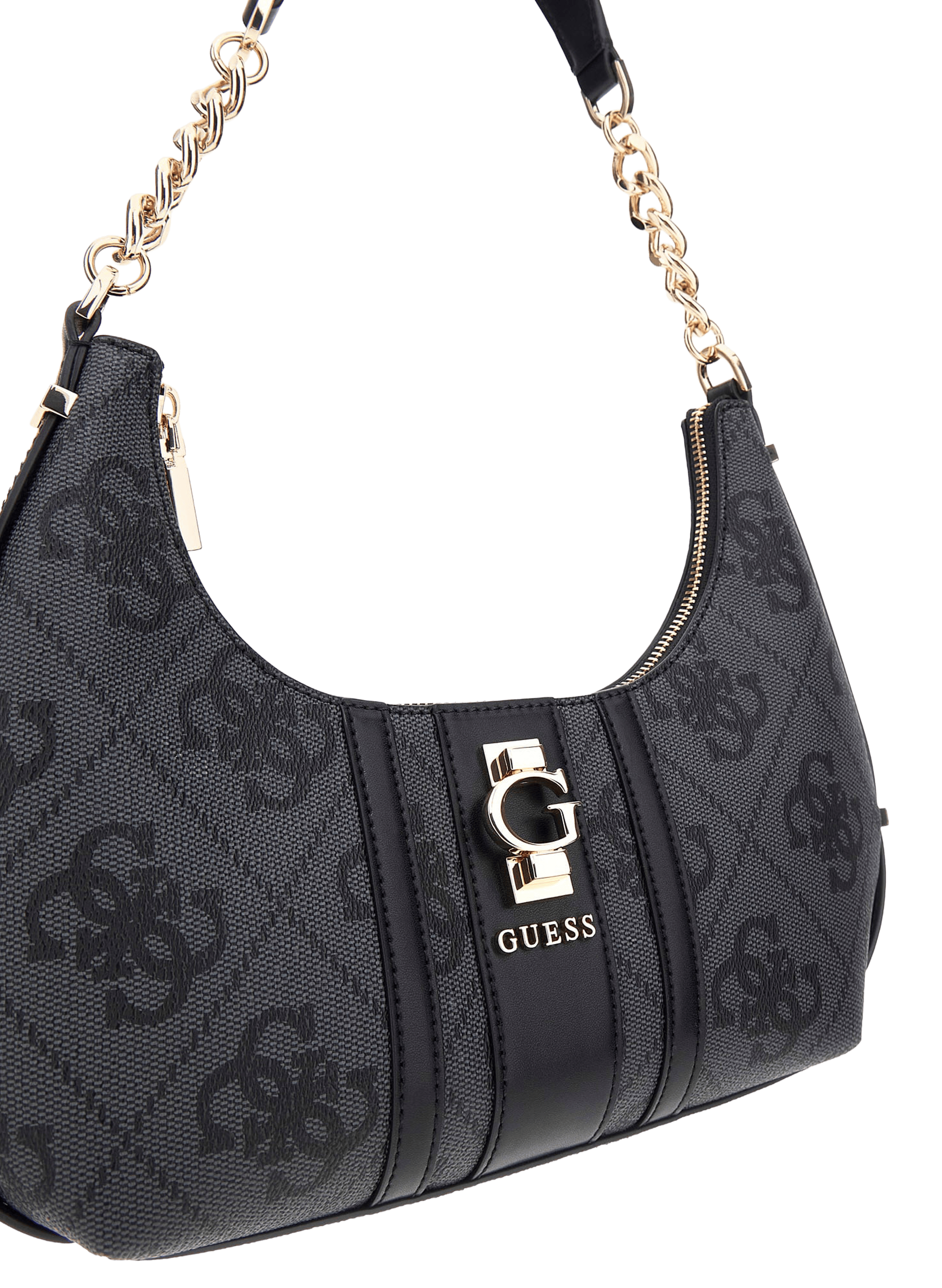 Logo shoulder bag GUESS Grey