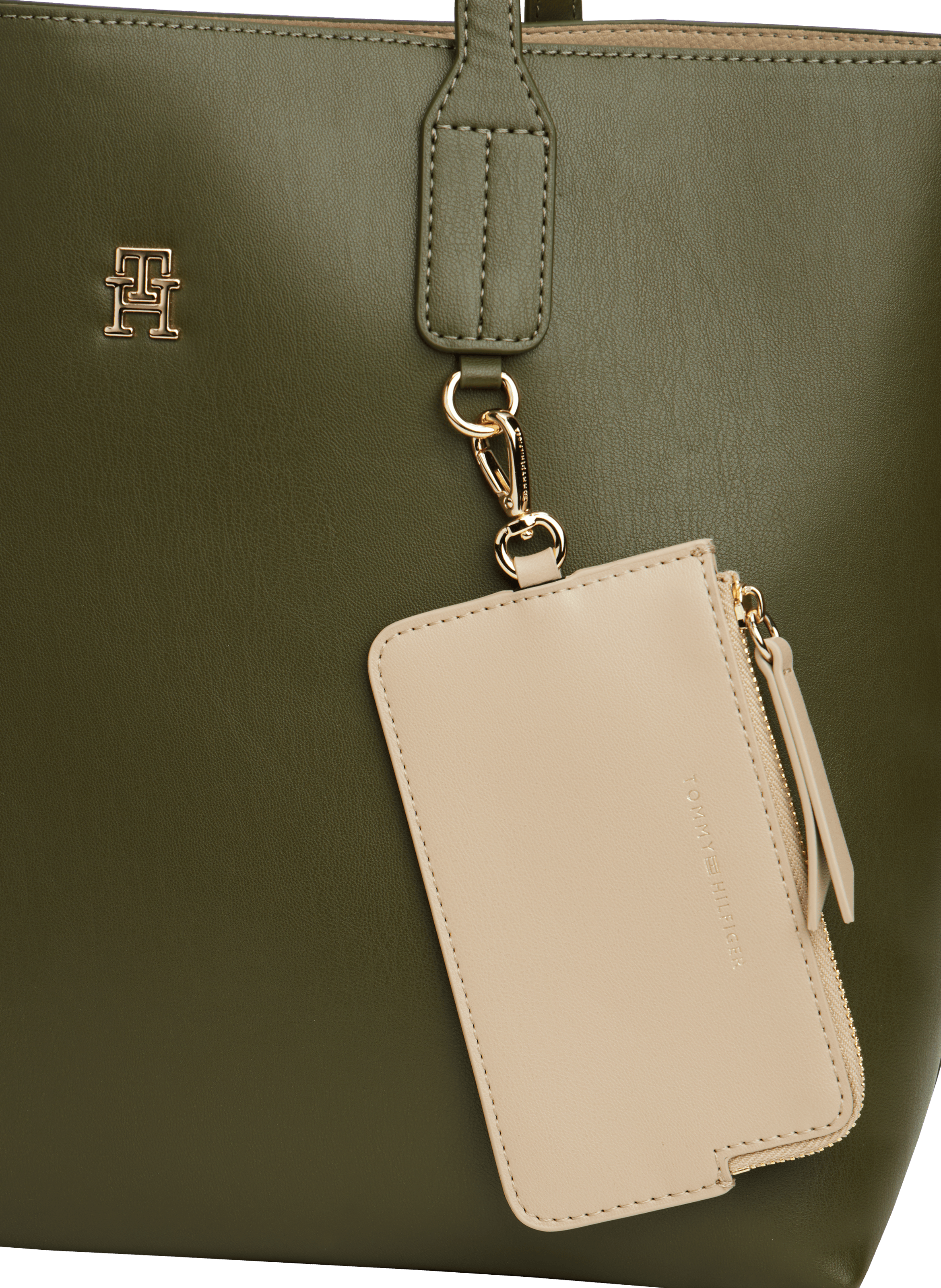 Sac cabas Icon Satchel TOMMY HILFIGER Vert