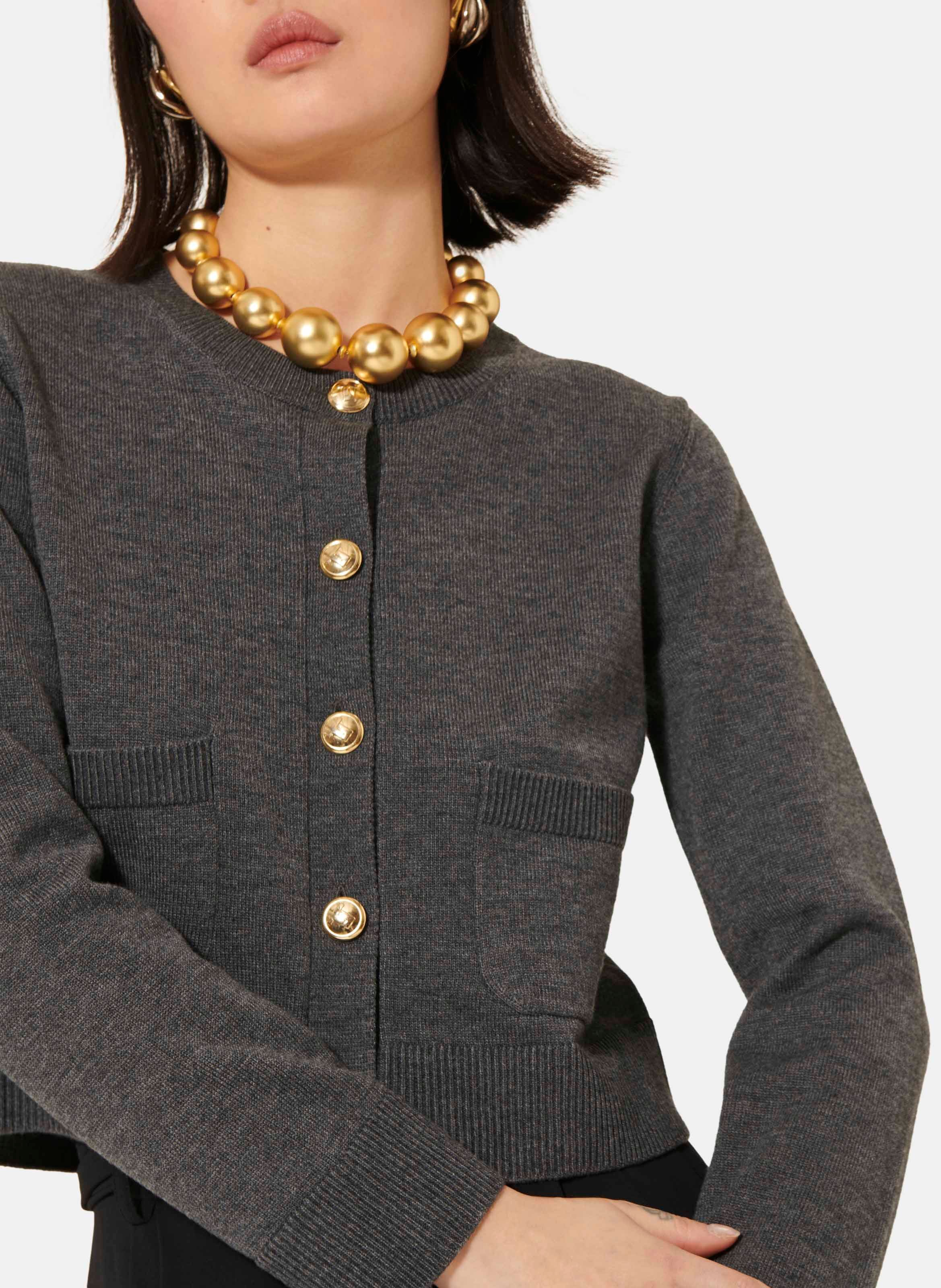 Gilet gyslain TARA JARMON Gris