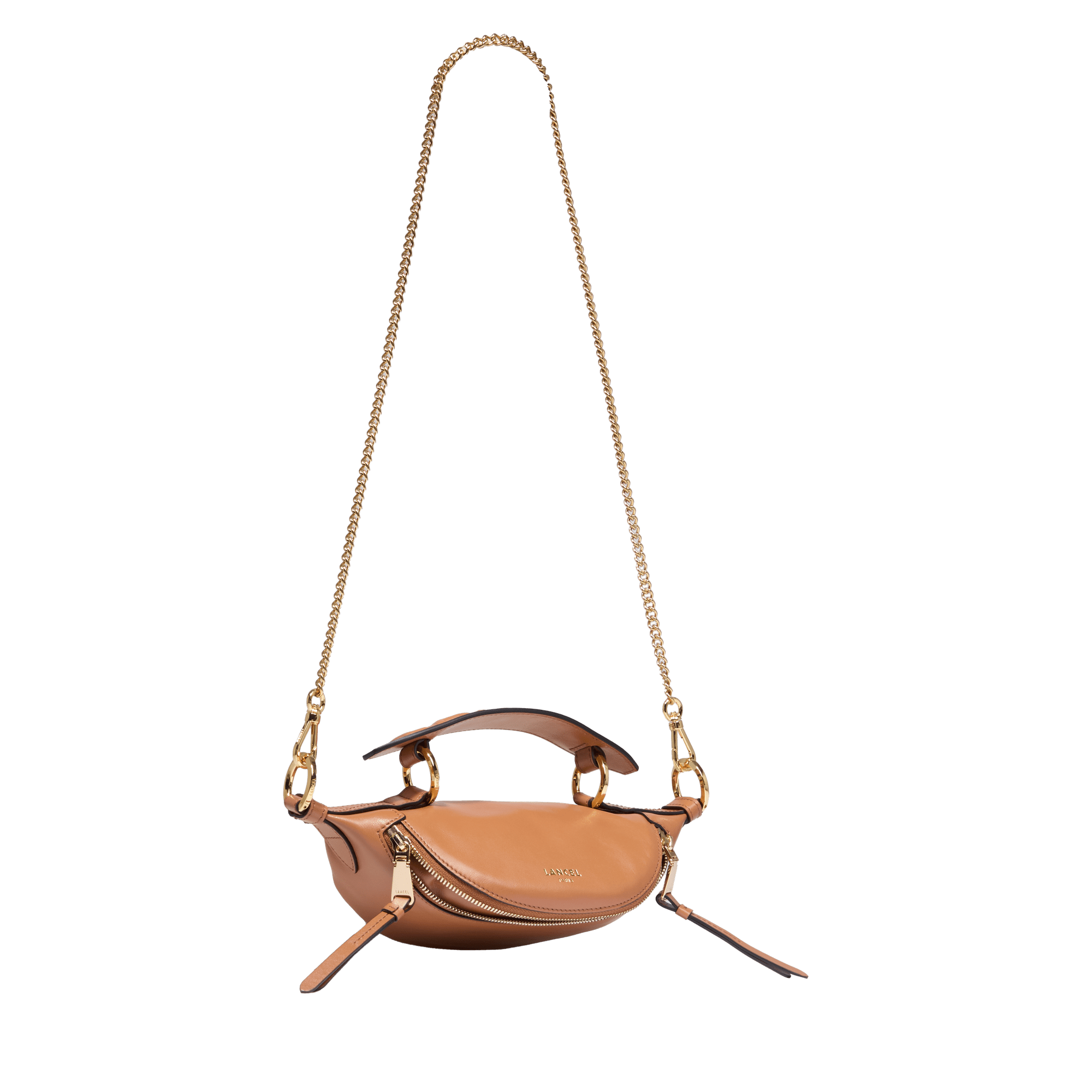 Mini sac porté croisé - origami de lancel LANCEL Marron