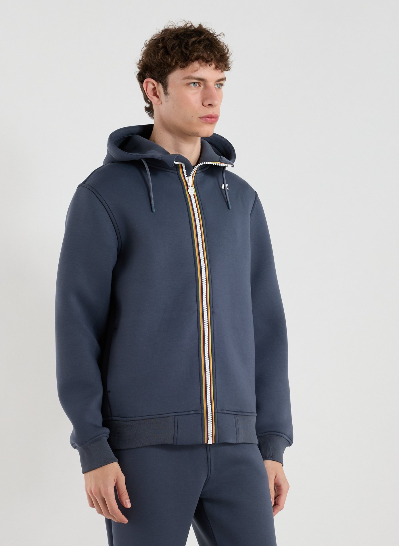 K-WAY Rainer Hooded Vest Blue