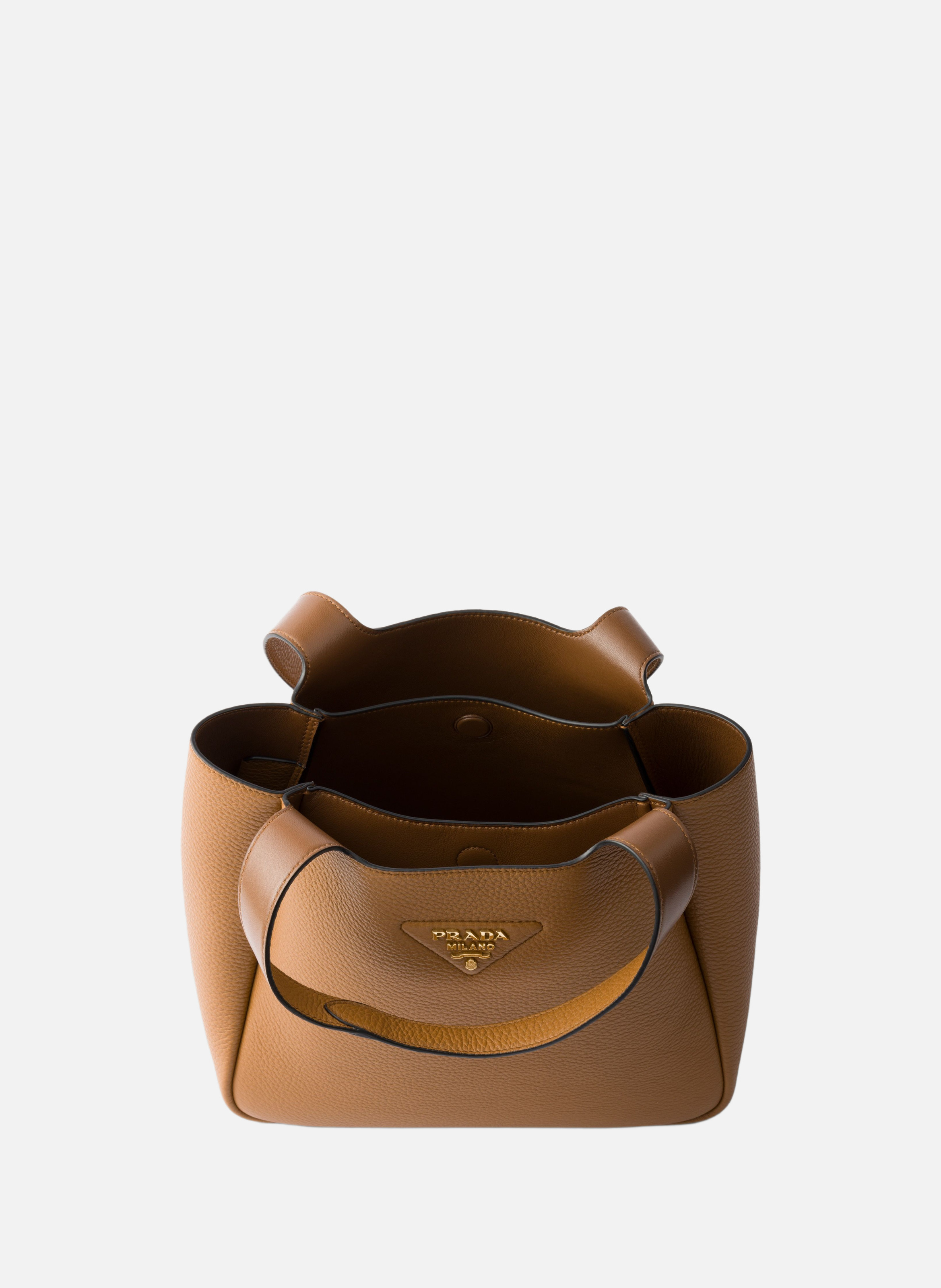 Petit cabas en cuir Marron