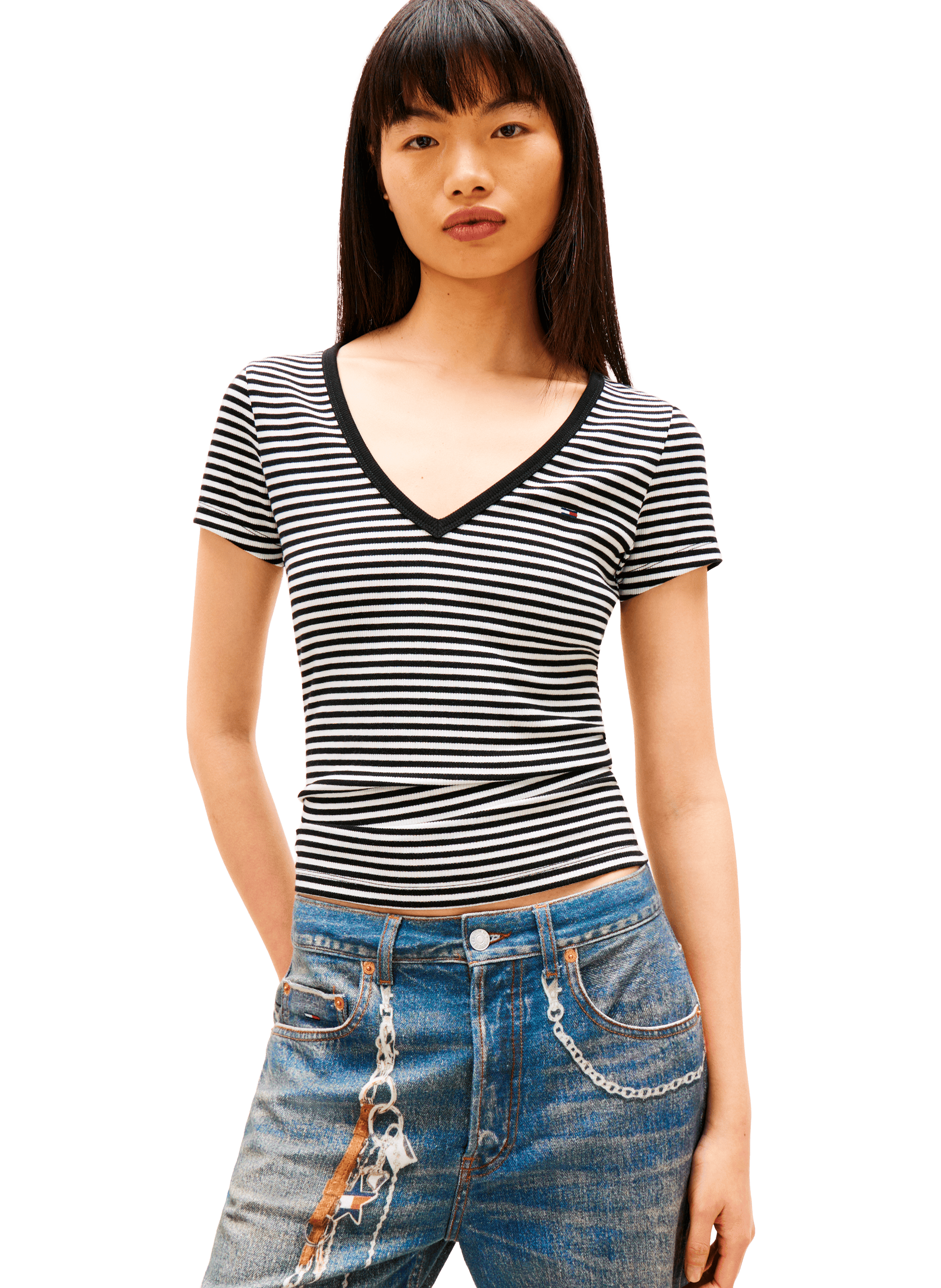 Cotton Top TOMMY HILFIGER Black