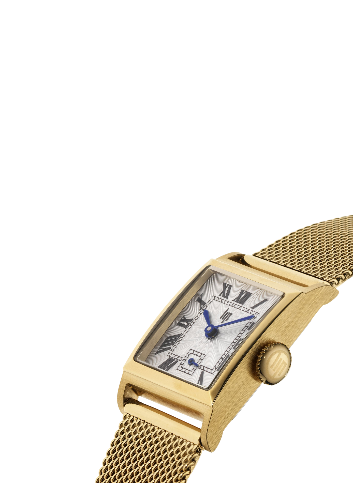 Montre quartz carrée en acier LIP Argent