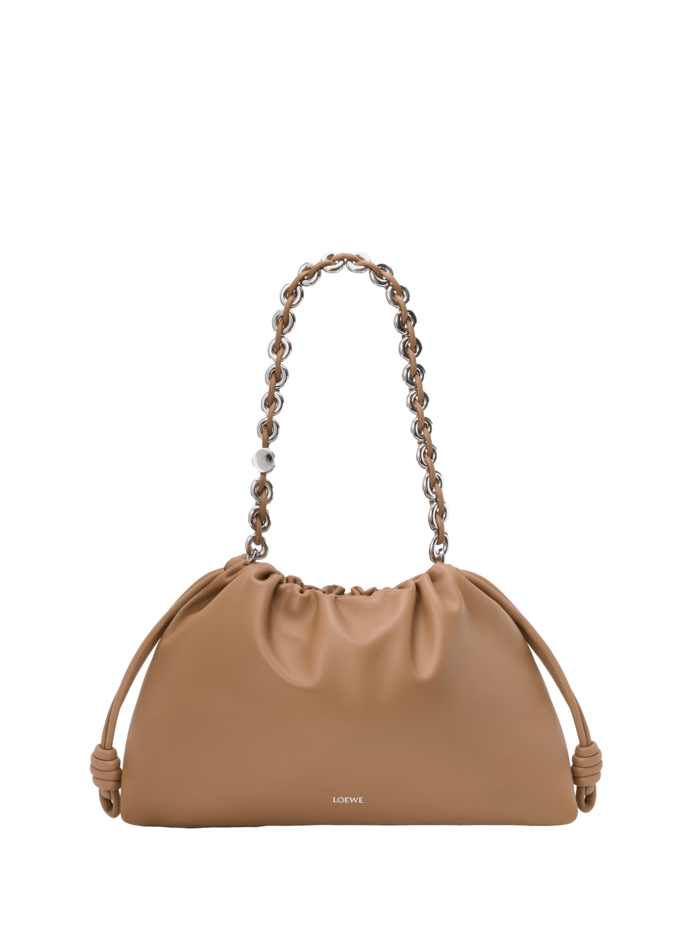 Grand Flamenco purse en cuir d'agneau nappa LOEWE Marron