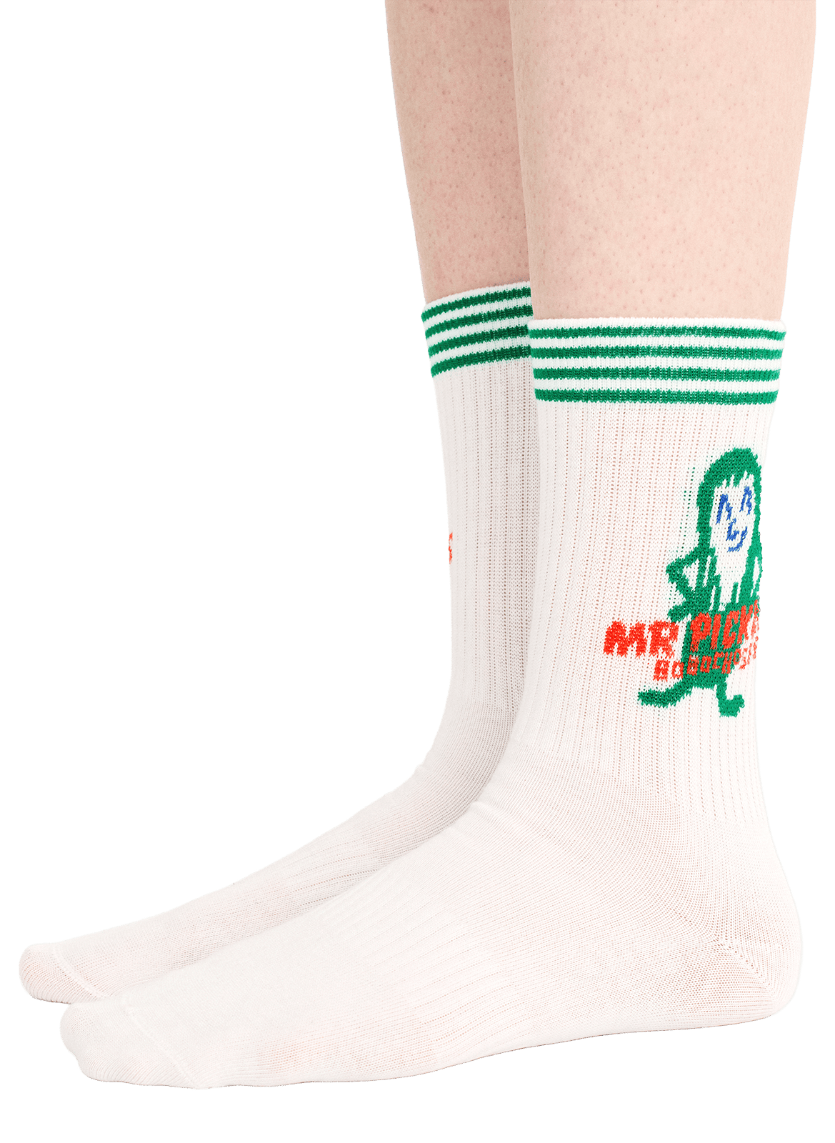 Printed cotton-blend socks BOBO CHOSES Beige