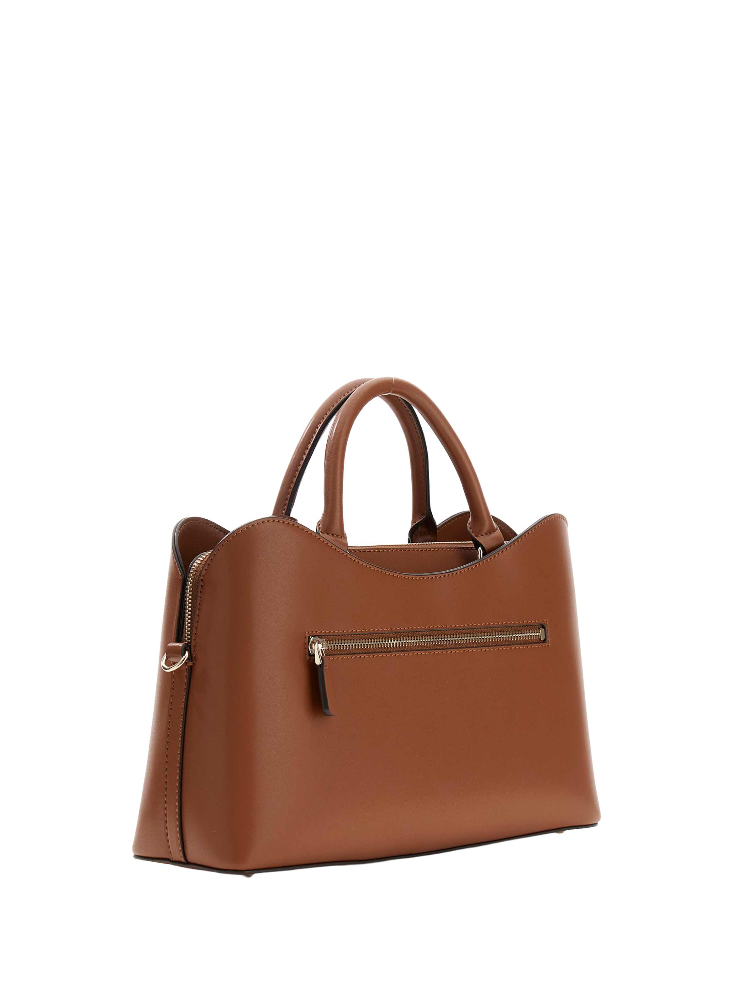 Borsa a mano con tracolla removibile GUESS Marrone