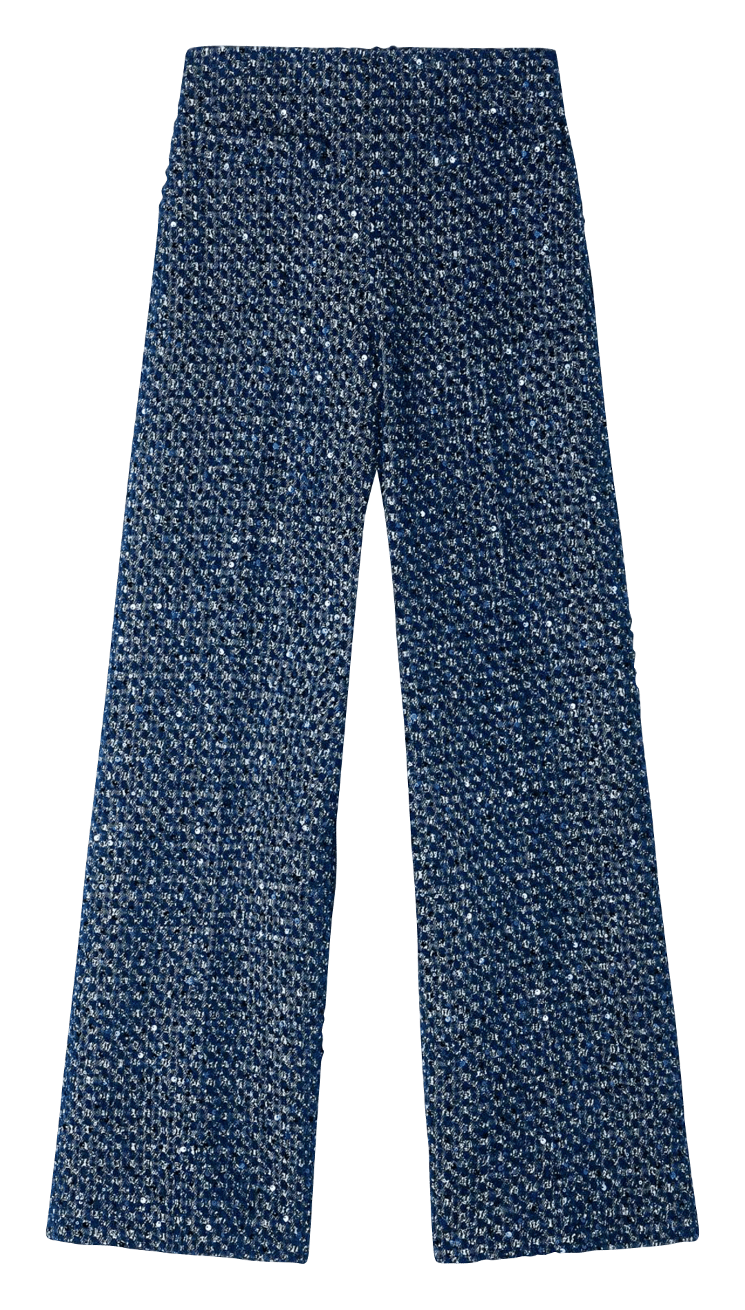 Pantalon large à sequins SANDRO Bleu