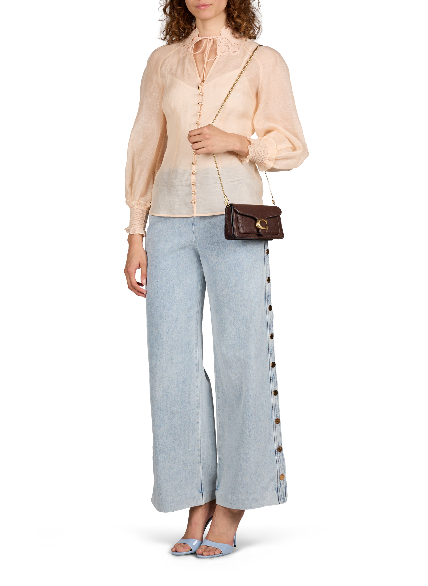 Sac à main Tabby 26 en cuir grainé Marron