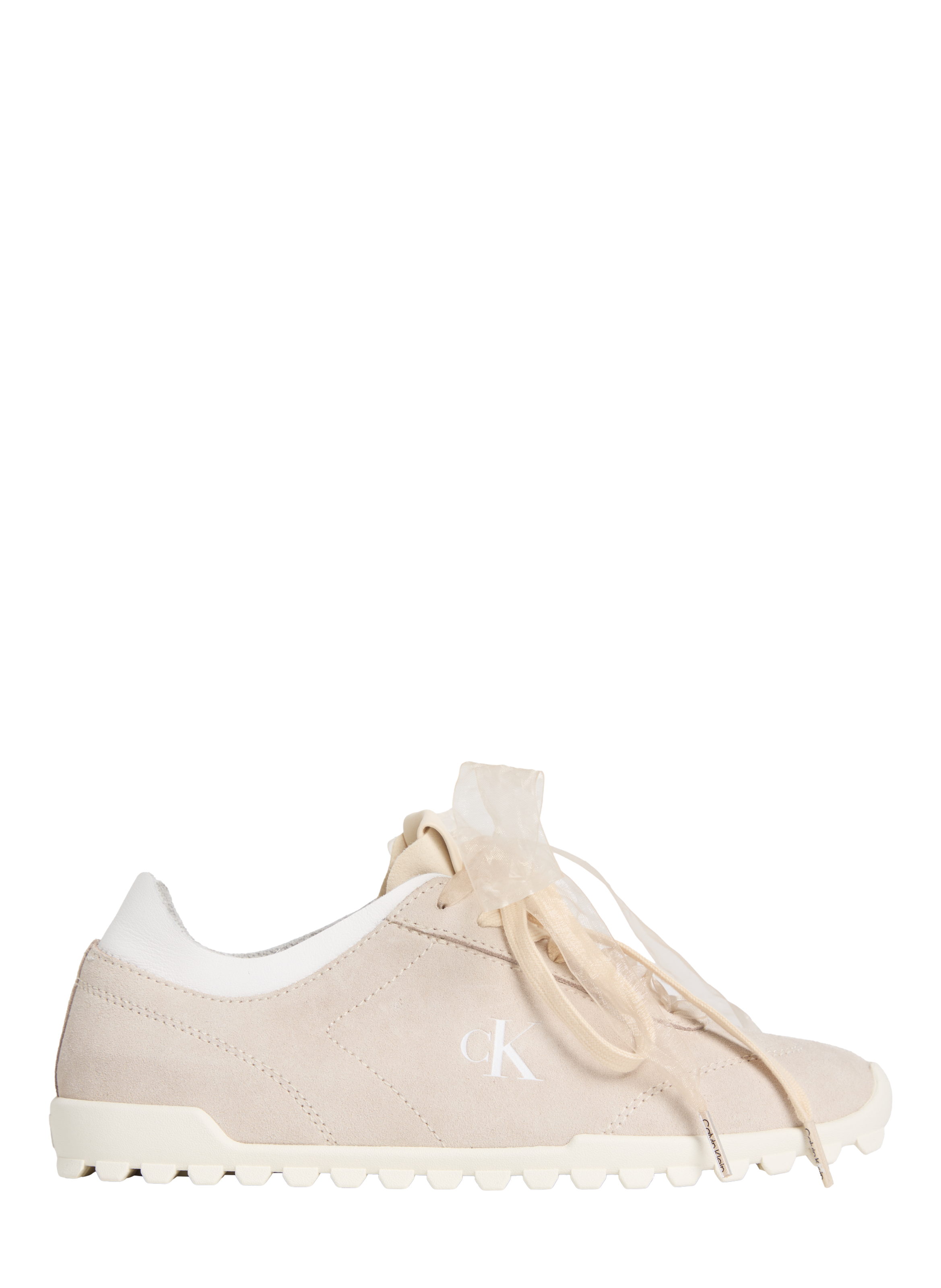 Low-top suede running sneakers Murica CALVIN KLEIN Beige