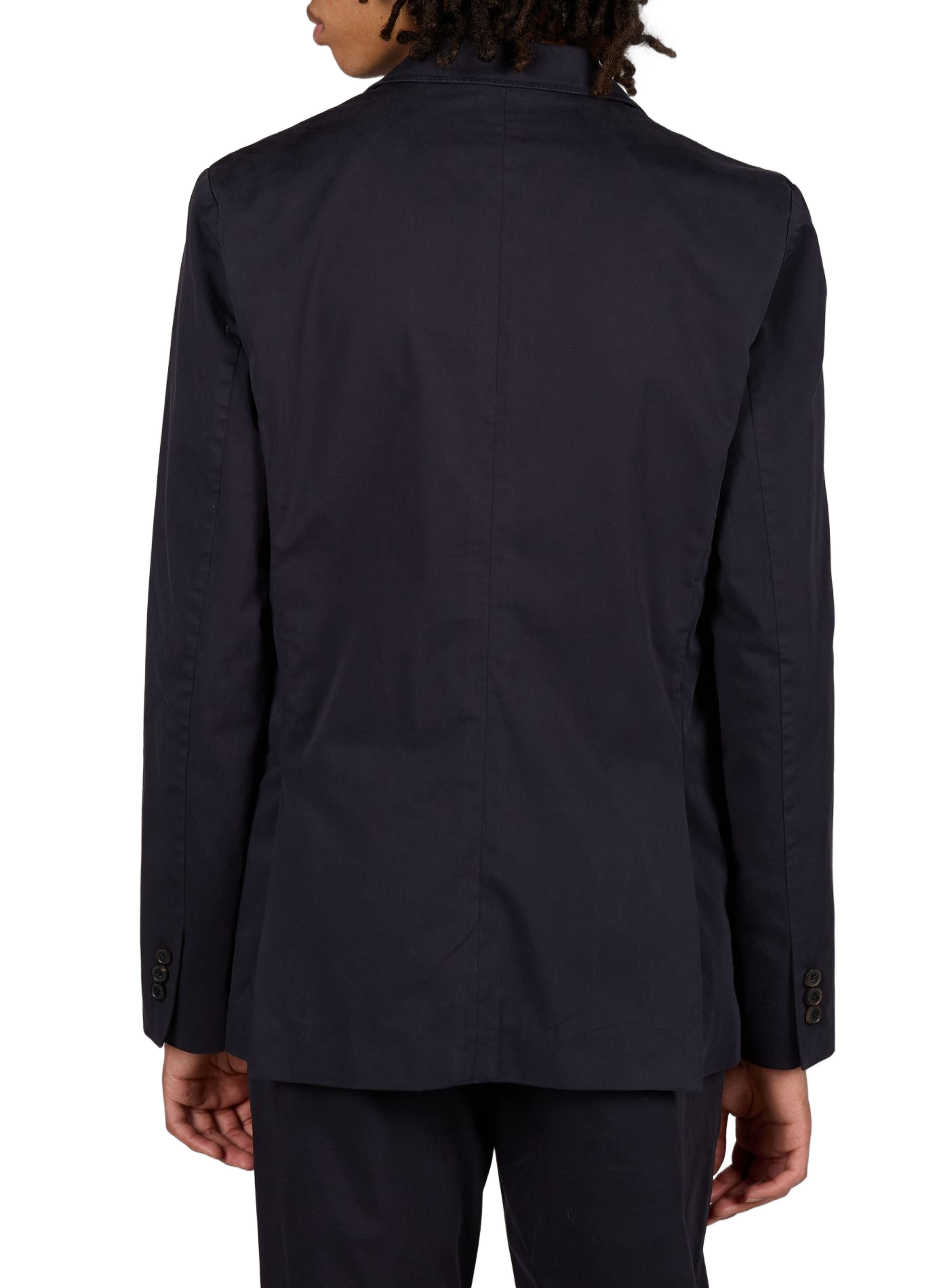 Blazer droit en coton mélangé PAUL SMITH Bleu