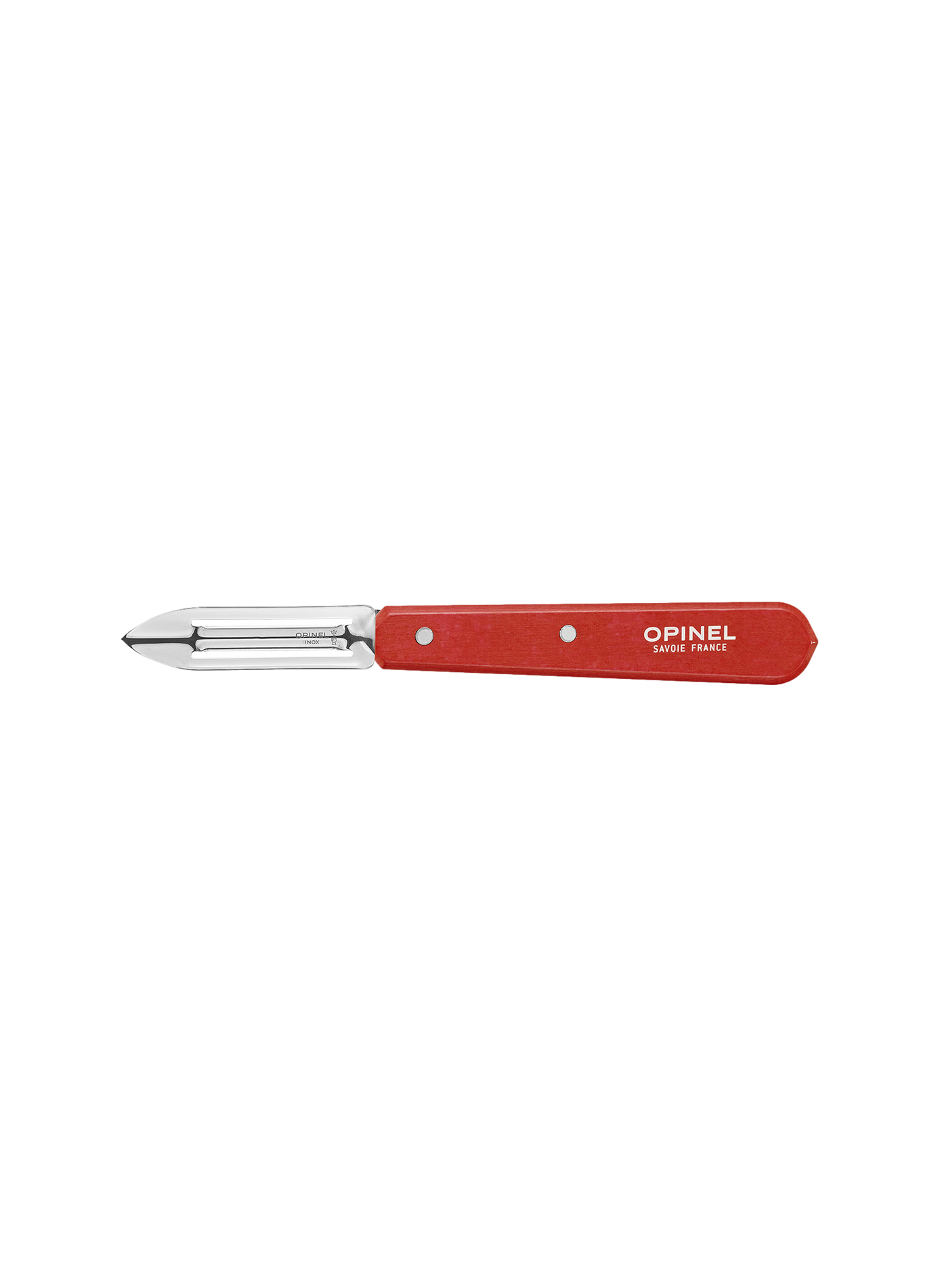 Eplucheur en acier inoxydable OPINEL Rouge