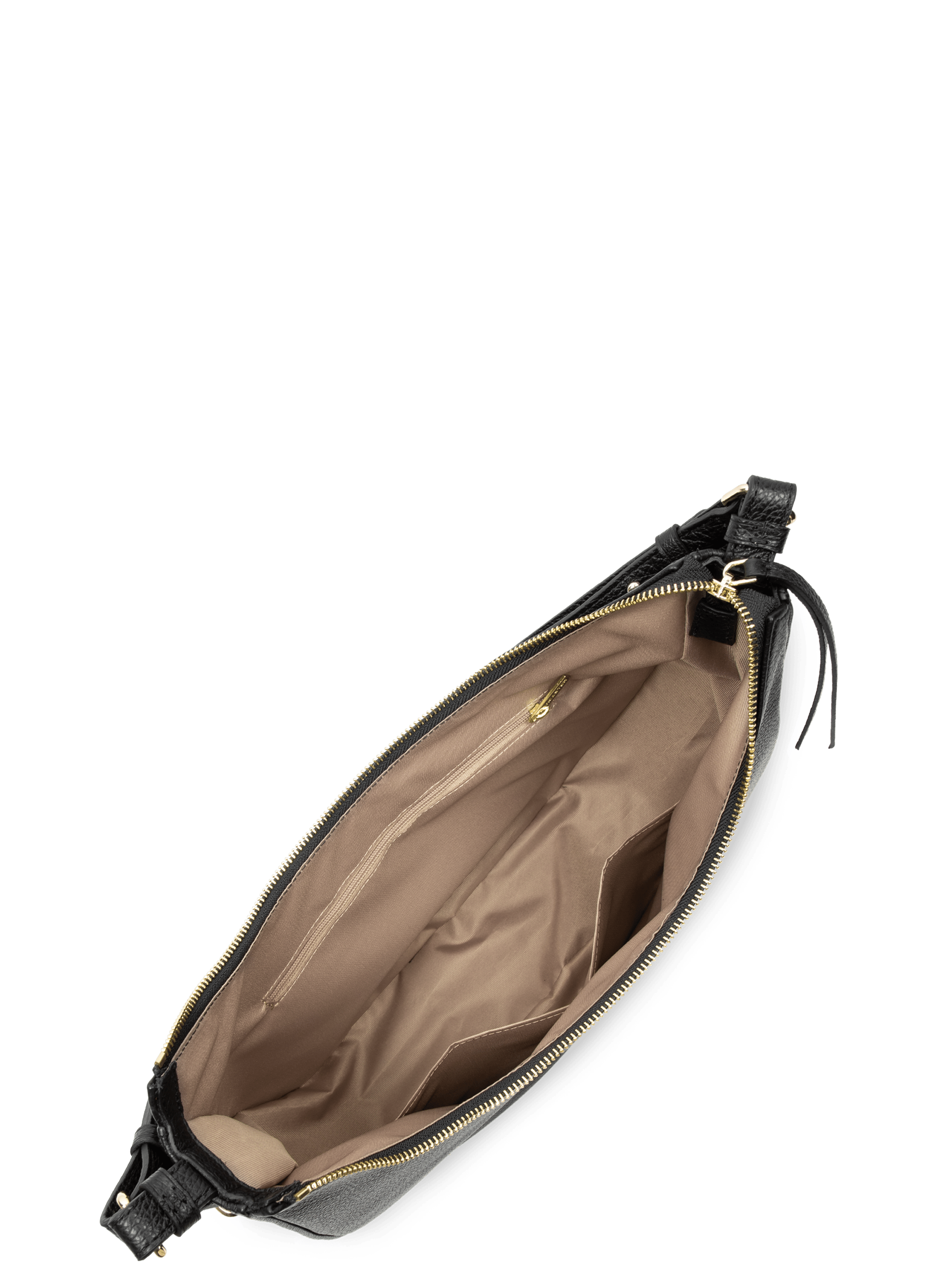Large hobo bag - dune LANCASTER Black