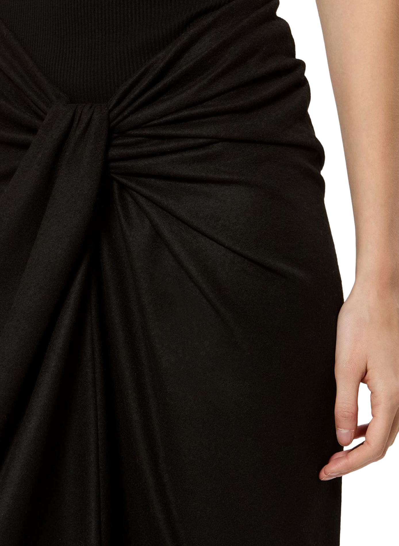 Midi-Rock Jeldia mit Drapierung ISABEL MARANT Schwarz