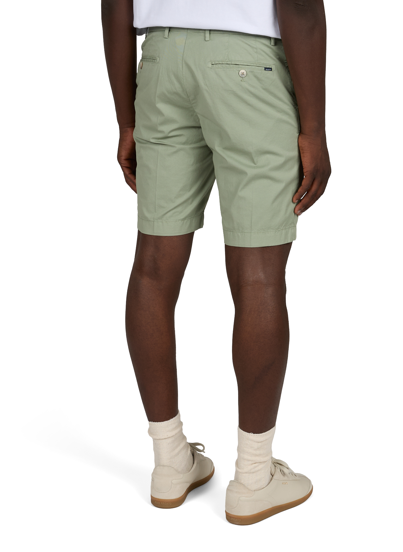 Short chino en coton mélangé HACKETT Vert