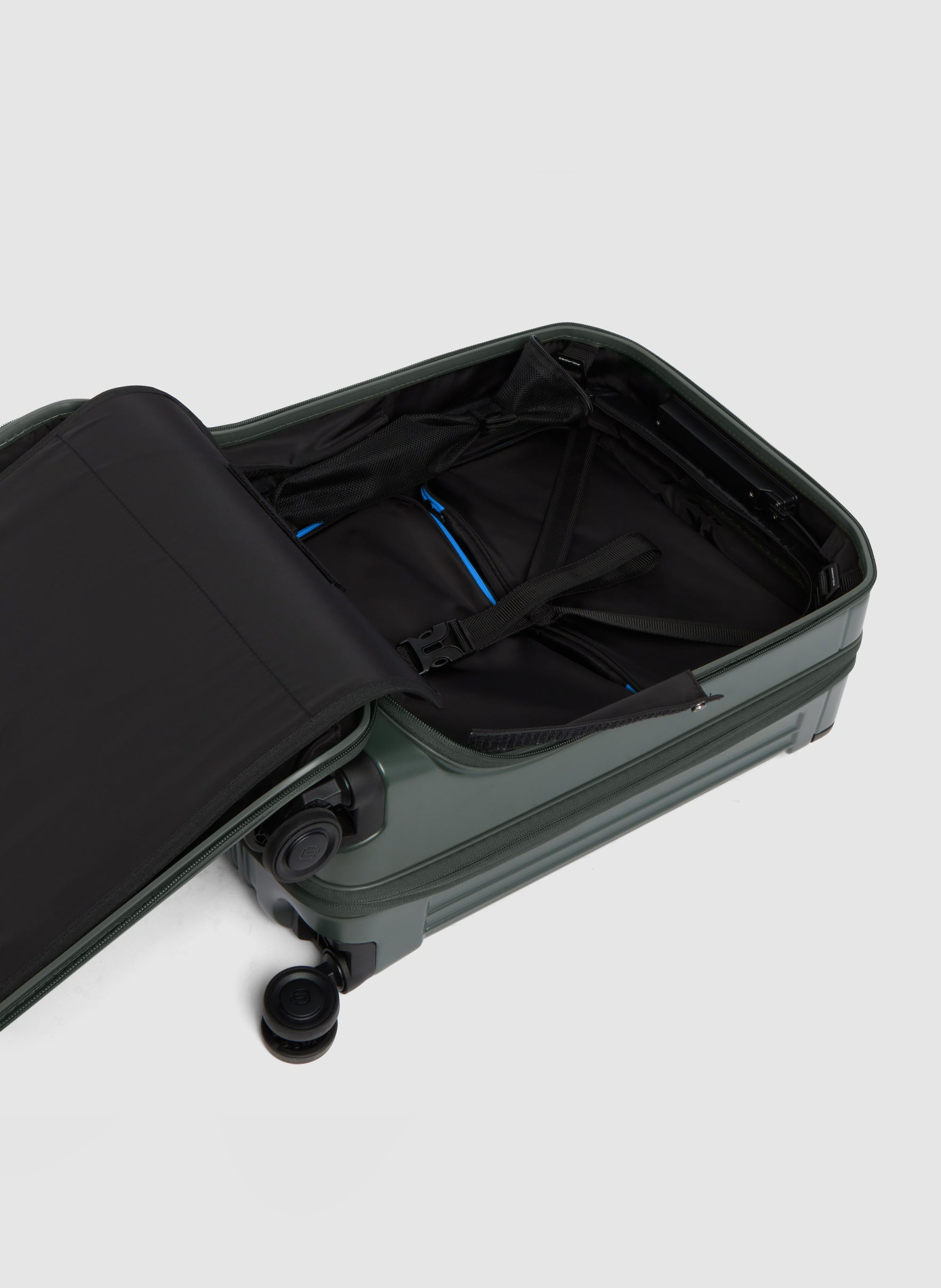 Handbagage voor laptop met twee openingen PIQUADRO Groen