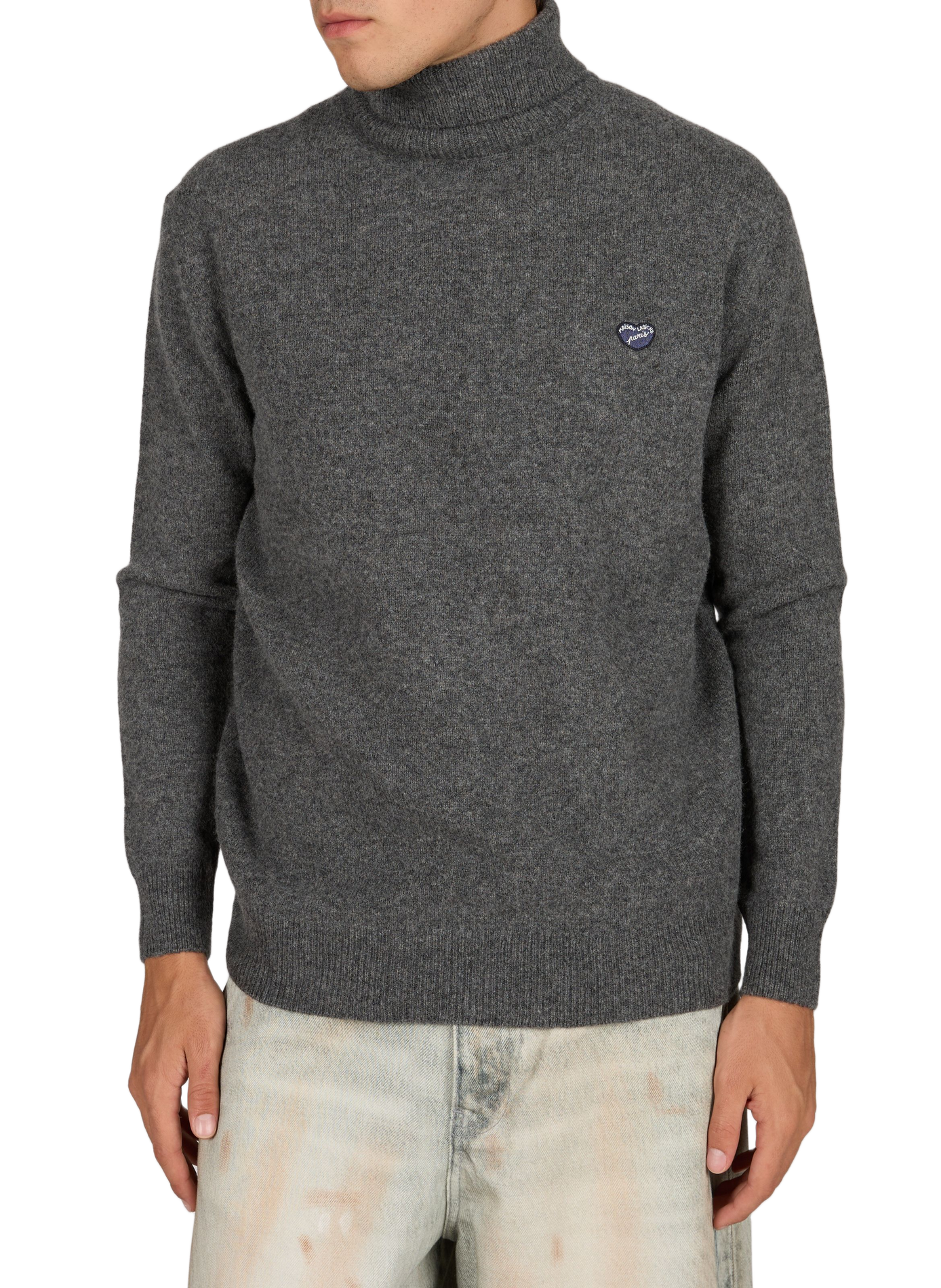 Rollkragenpullover Civiale aus reiner Schurwolle MAISON LABICHE Grau