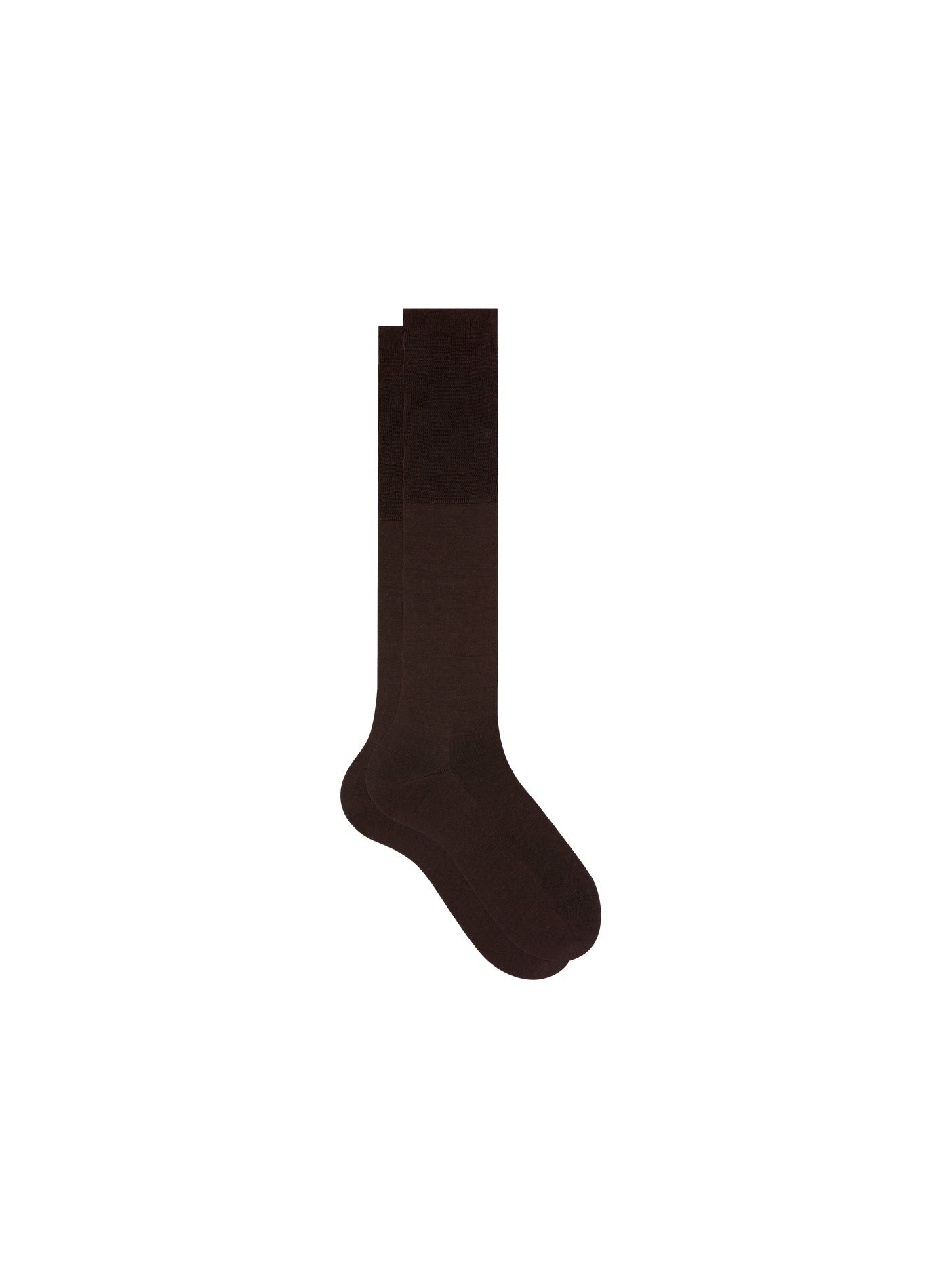 Chaussettes Airport en laine et coton mélangés FALKE Braun