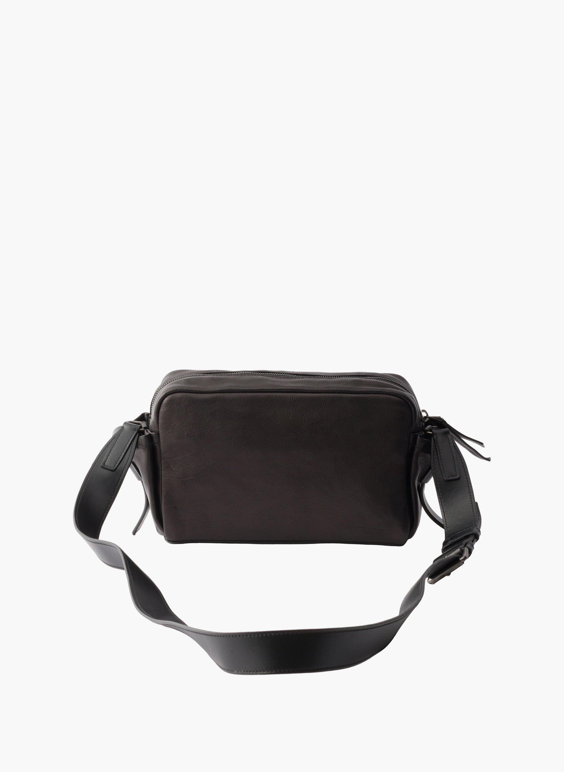 Sac porté épaule prada route en cuir PRADA Noir
