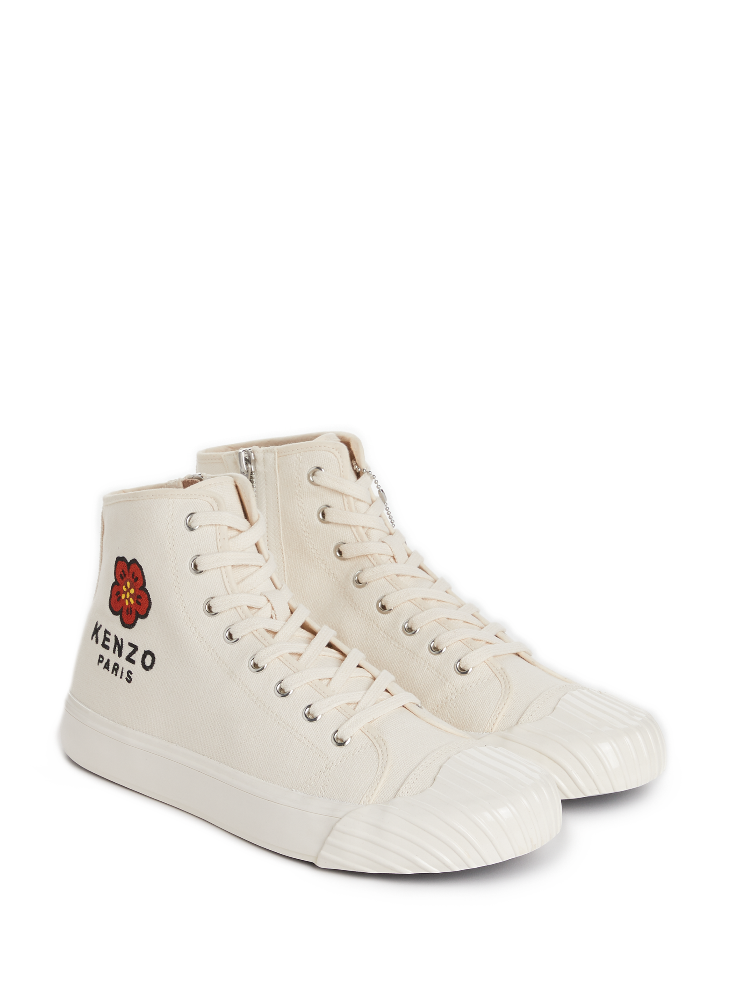 Baskets montantes en coton