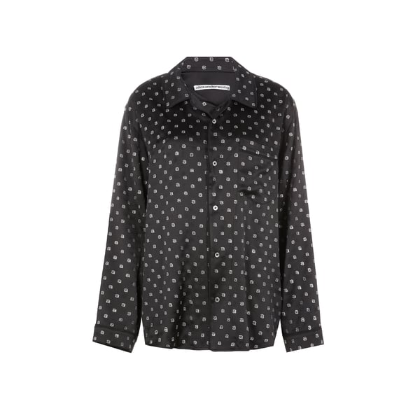 Chemisier de pyjama en soie