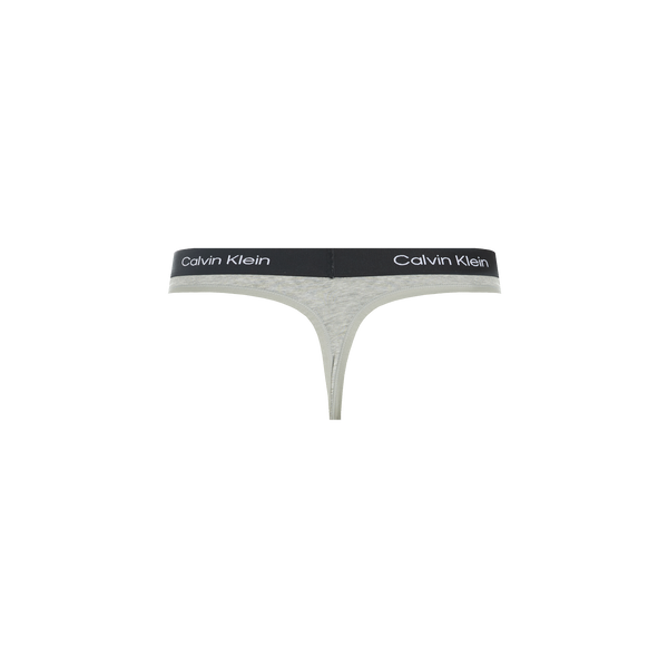 Calvin Klein Cotton Thong In Grey