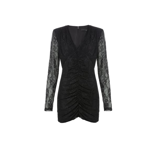 Robe courte en dentelle