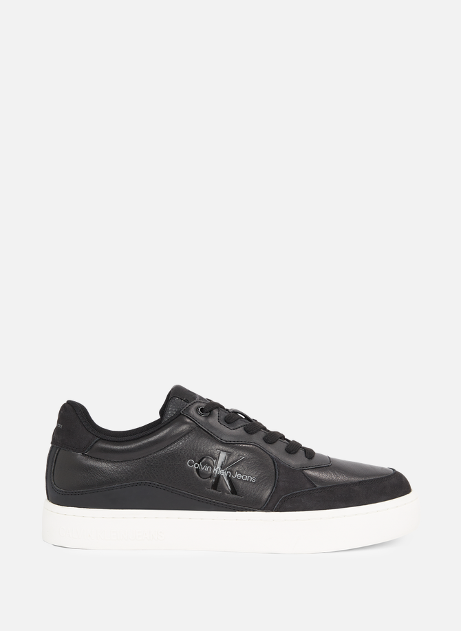 CALVIN KLEIN leather trainers