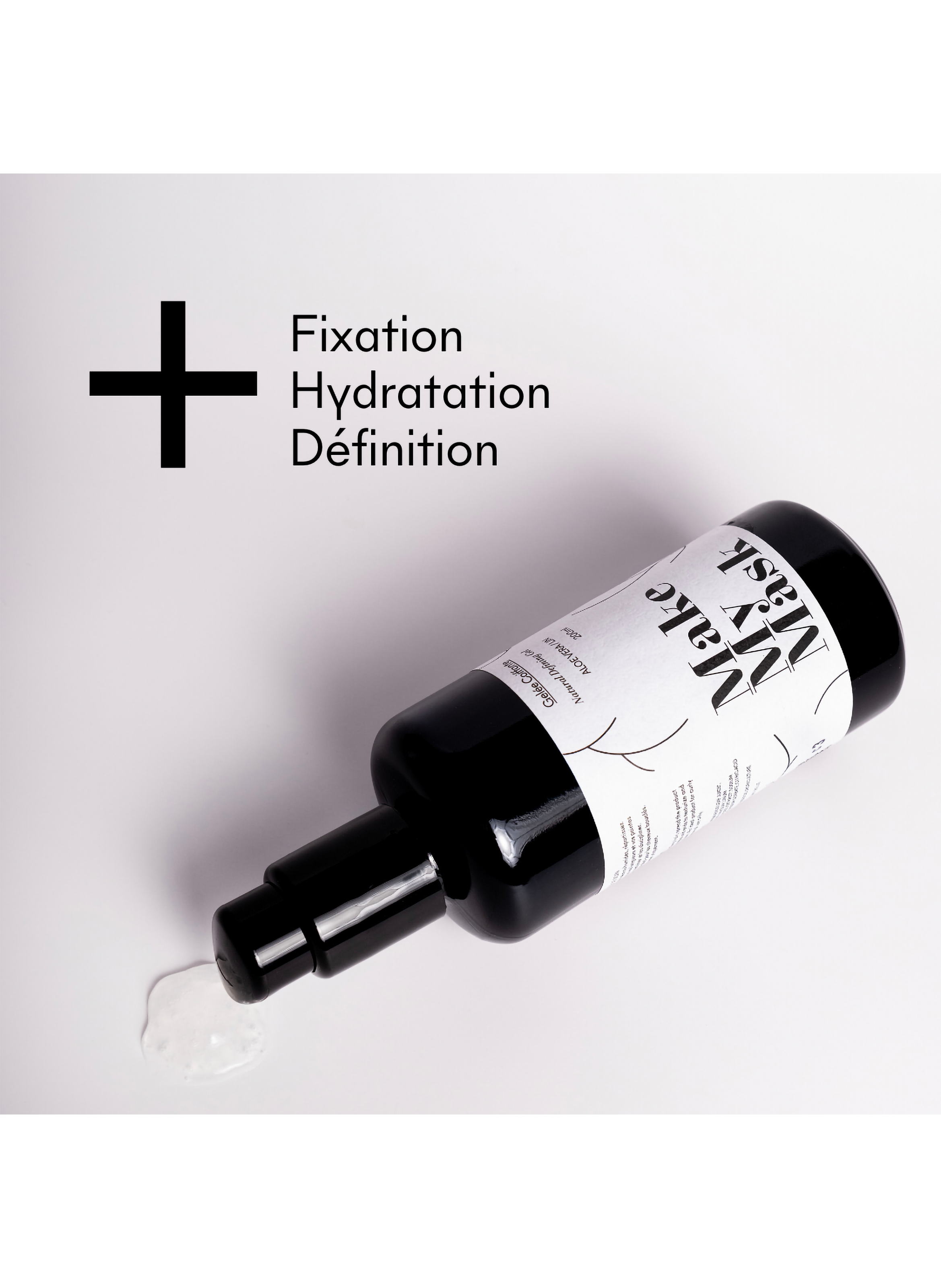 Gelée Coiffante et Hydratante - Aloé Véra et Lin MAKE MY MASK No color