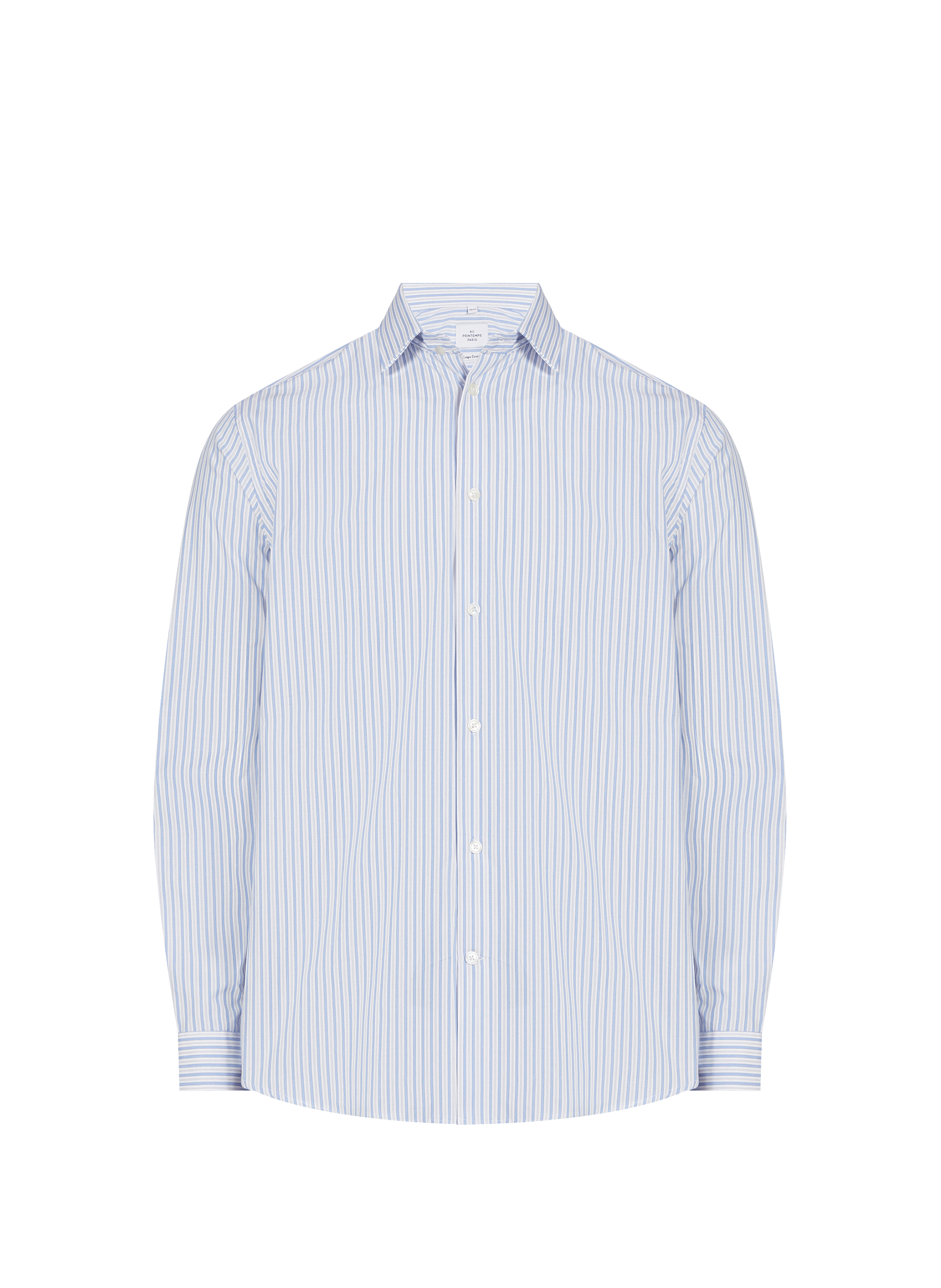 Chemise rayée droite Fegold AU PRINTEMPS PARIS Bleu