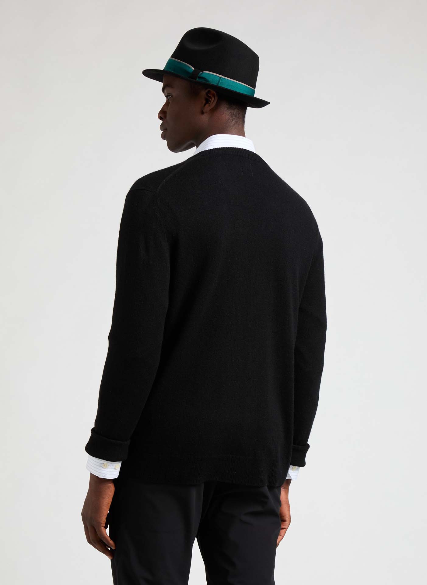 Cashmere cardigan Black