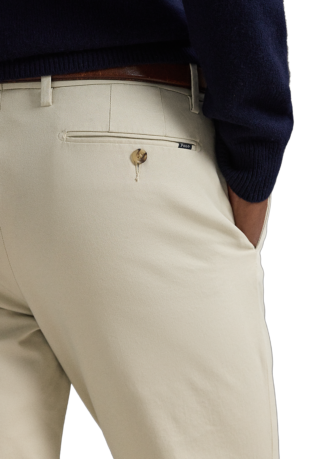 Bedford slim-fit cotton trousers POLO RALPH LAUREN Beige