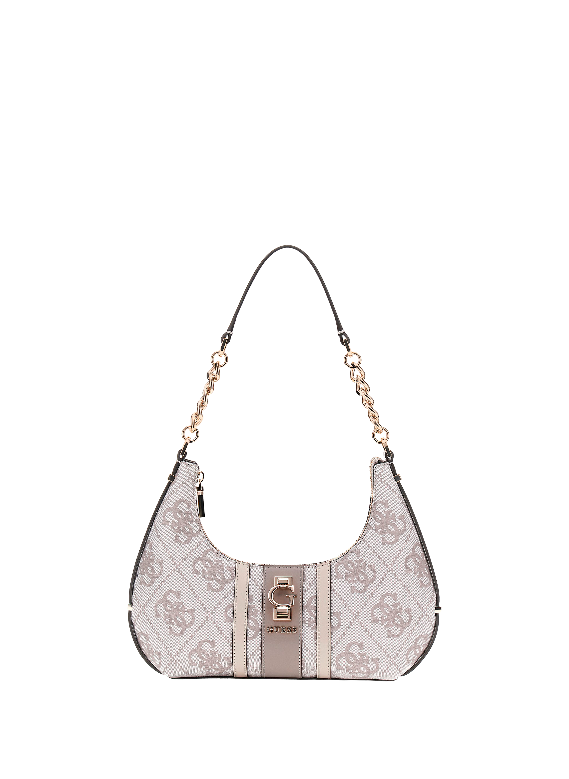 GUESS Sac épaule logotypé Brown