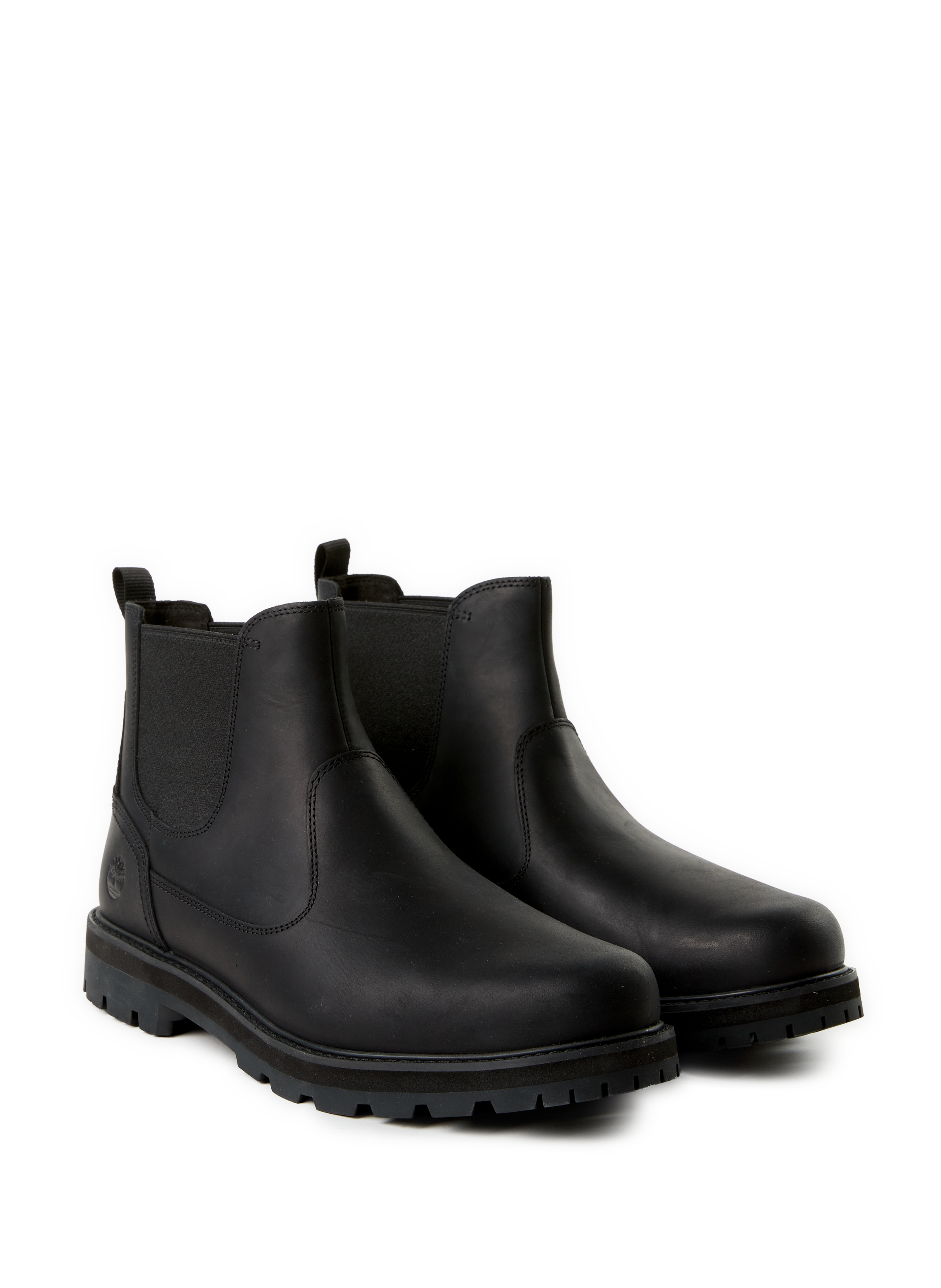 Ankle boots with silver tips TIMBERLAND Black