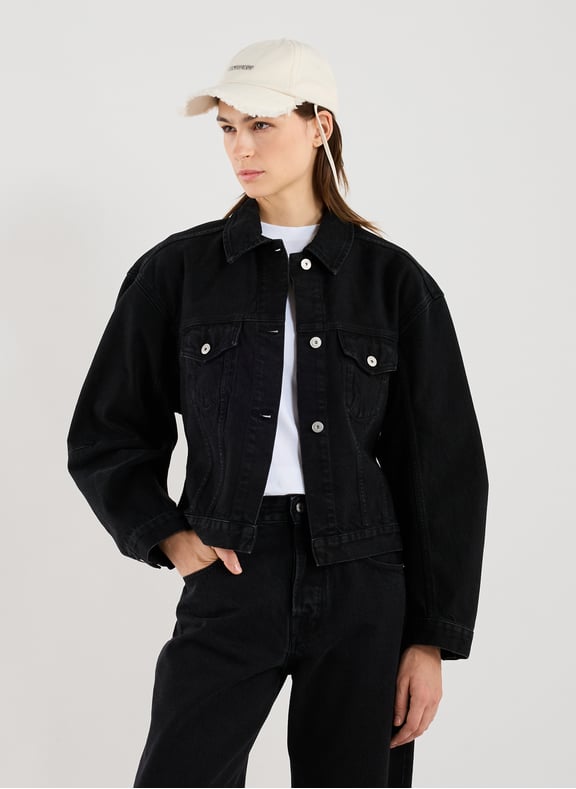 Denim cotton jacket Black by JACQUEMUS JACQUEMUS Denim cotton jacket Black