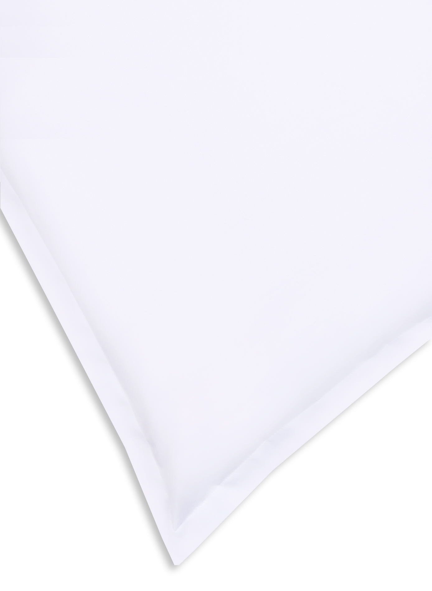 Taie d'oreiller en satin de coton AU PRINTEMPS PARIS Blanc