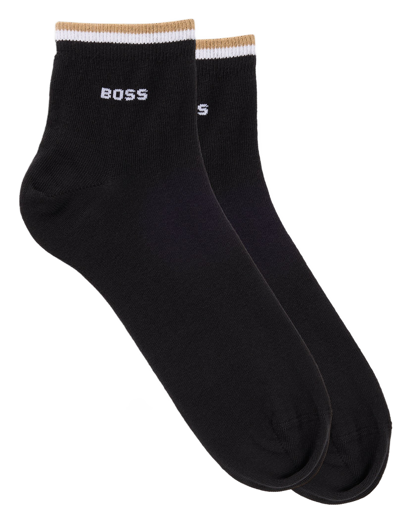 BOSS Chaussettes mi- haute à logo Noir