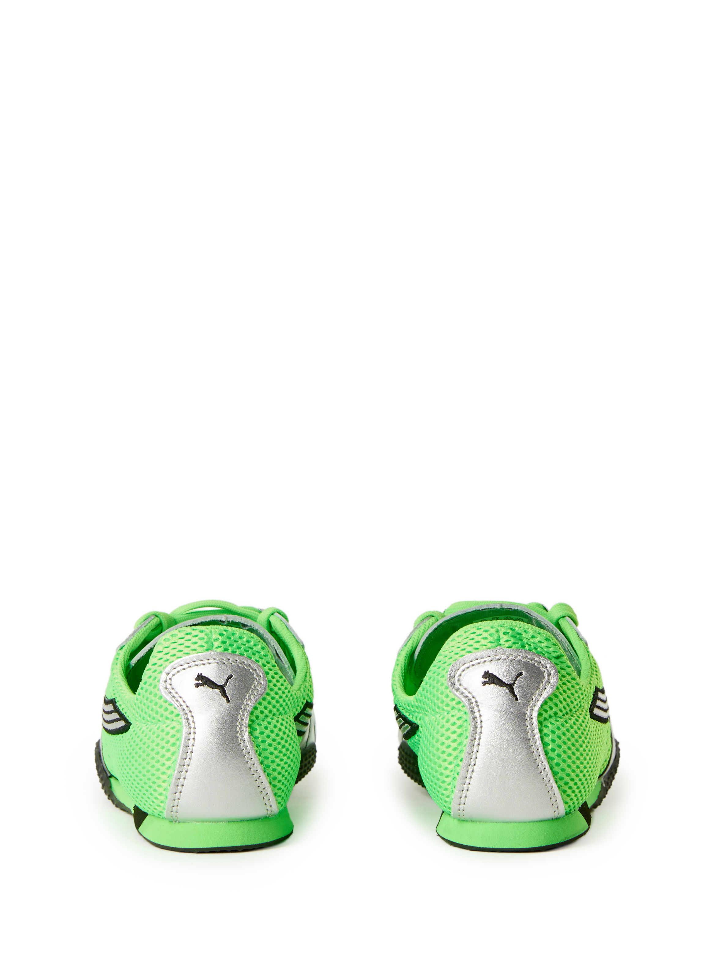 Bi-material sneakers PUMA Green