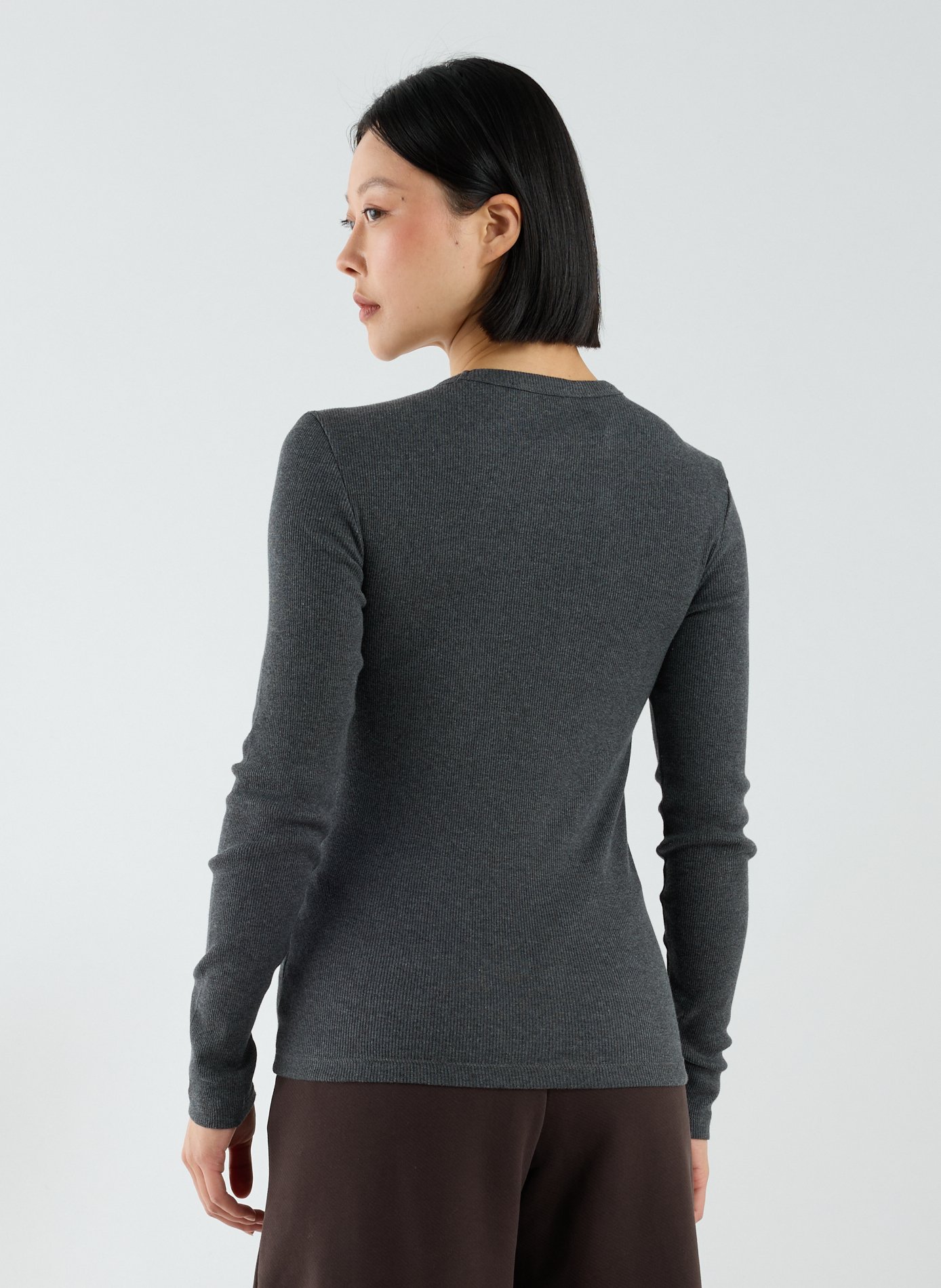 T-shirt manches longues  LACOSTE Gris