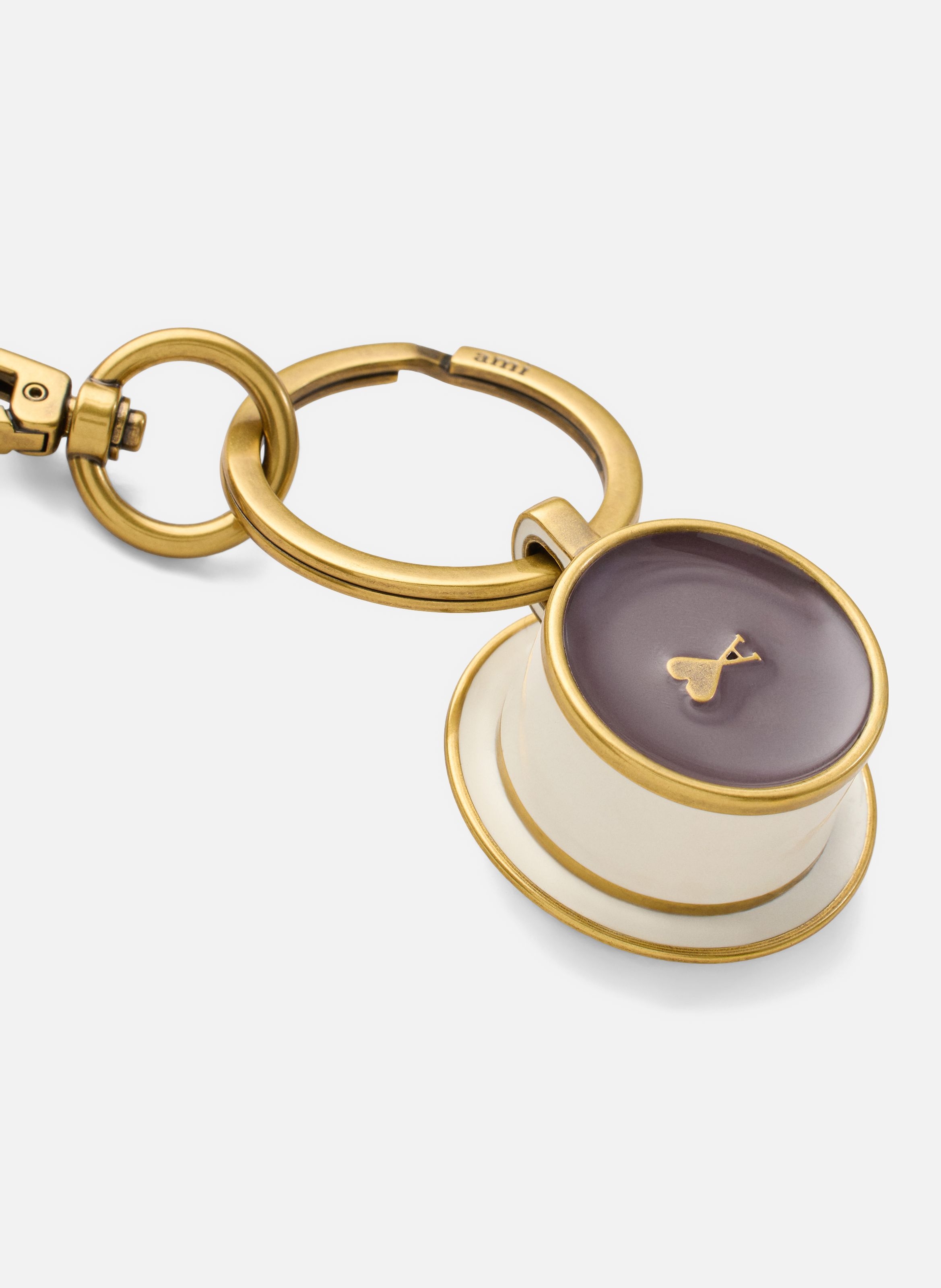 Porte-clés tasse à cafe ami de coeur unisexe AMI PARIS Multicolore