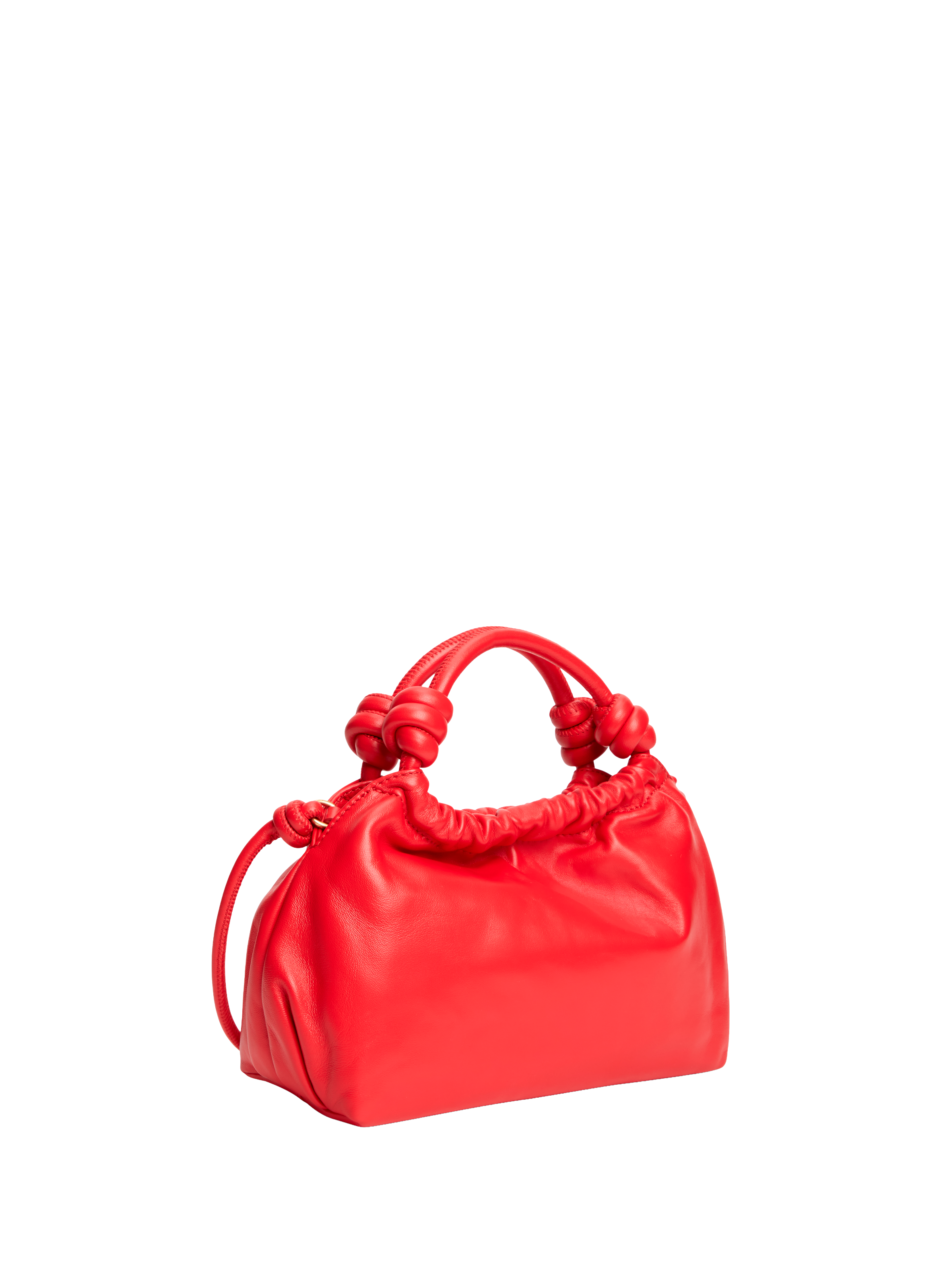 Soft leather shoulder bag TOMMY HILFIGER Red