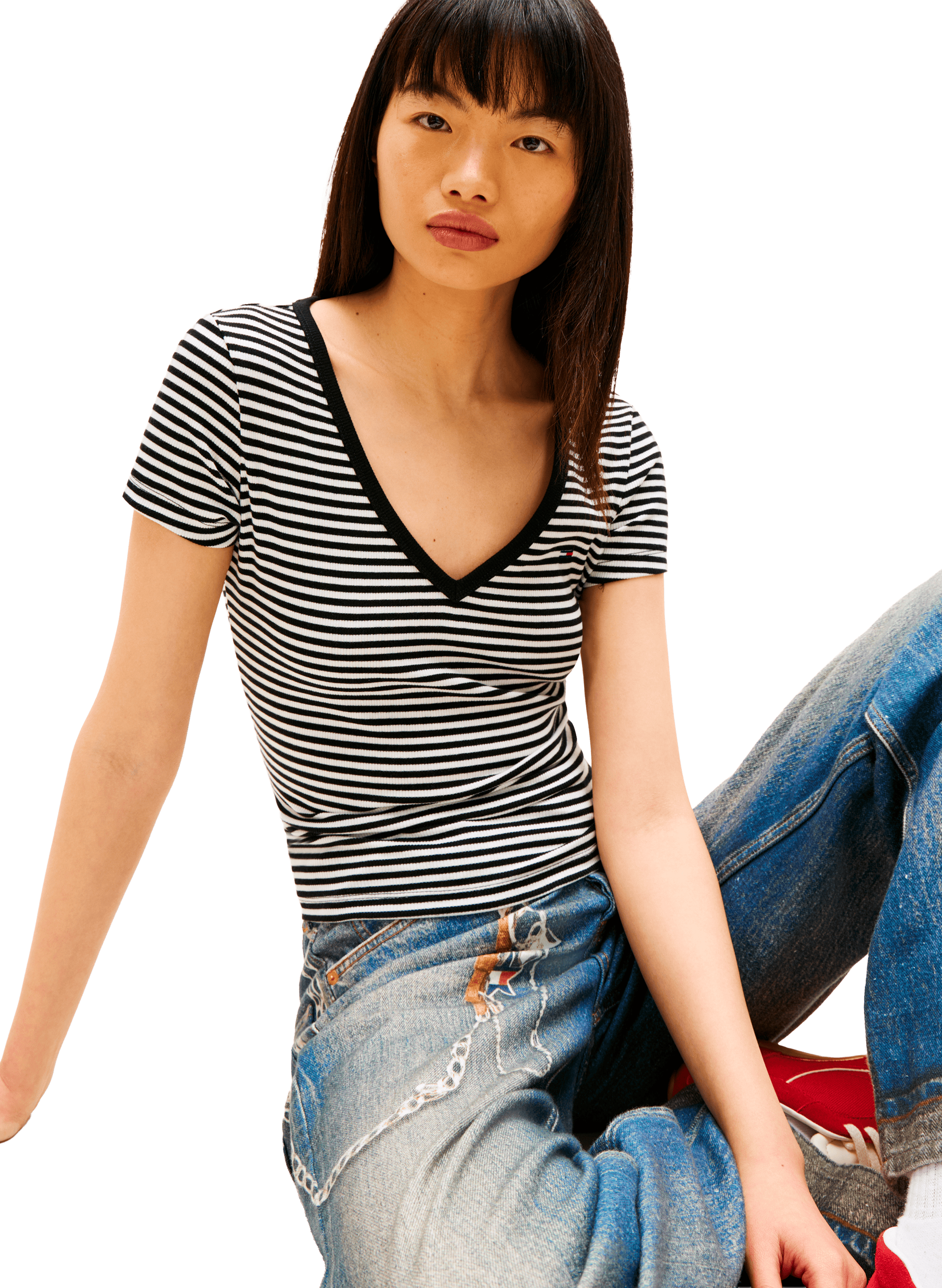 Cotton Top TOMMY HILFIGER Black