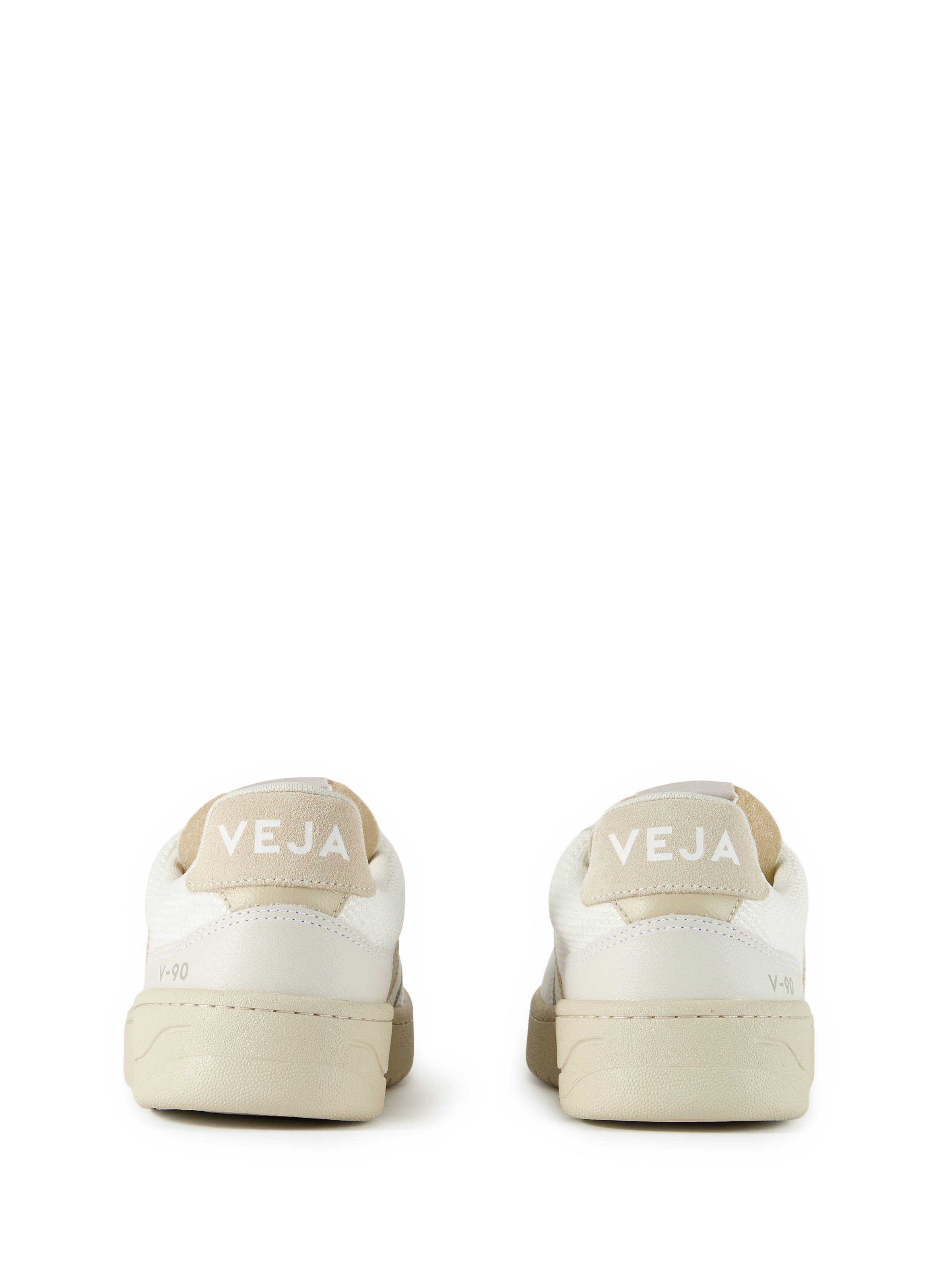 V-90 leather sneakers VEJA White