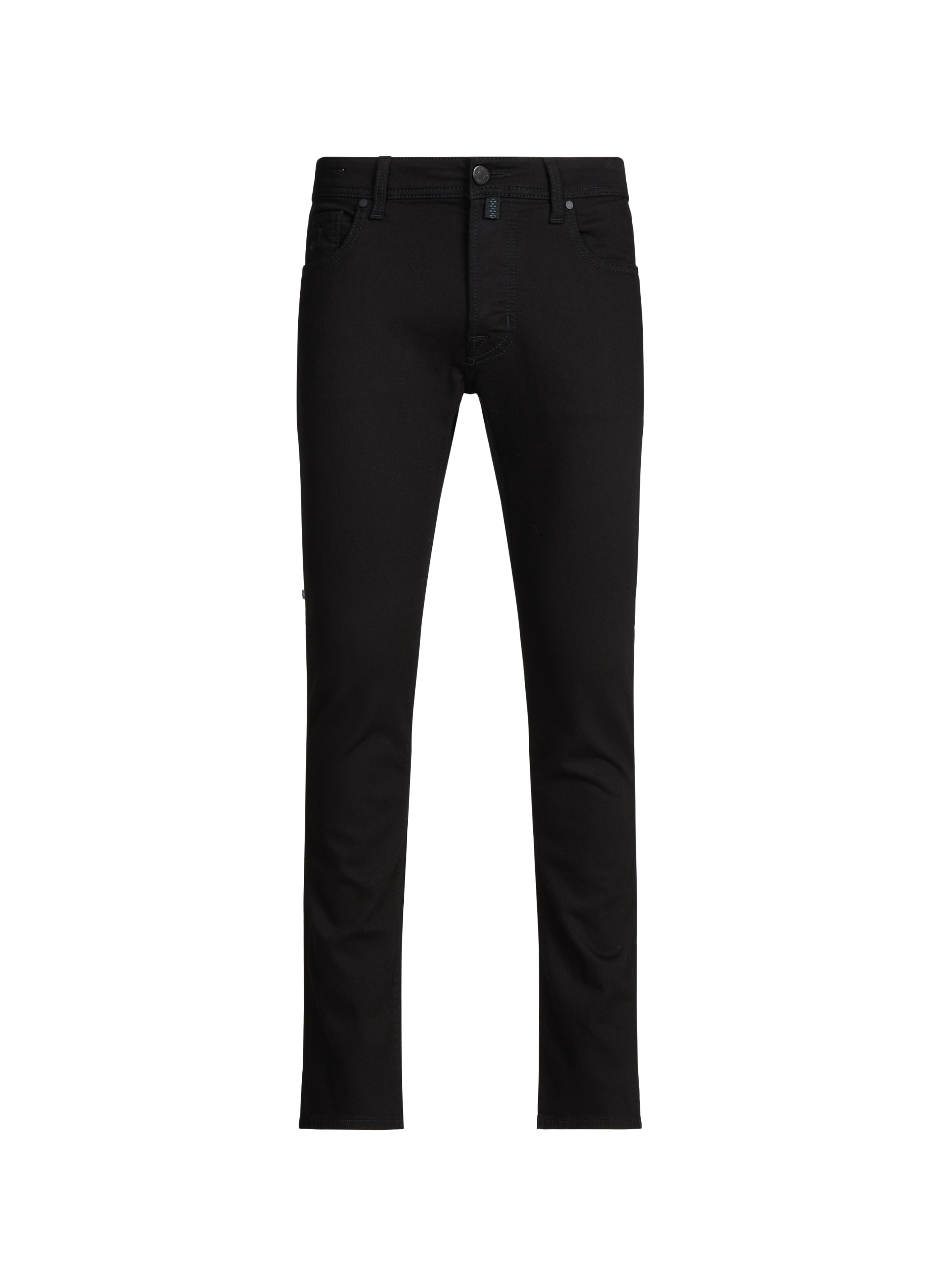 Straight-cut cotton-blend jeans JACOB COHEN Black