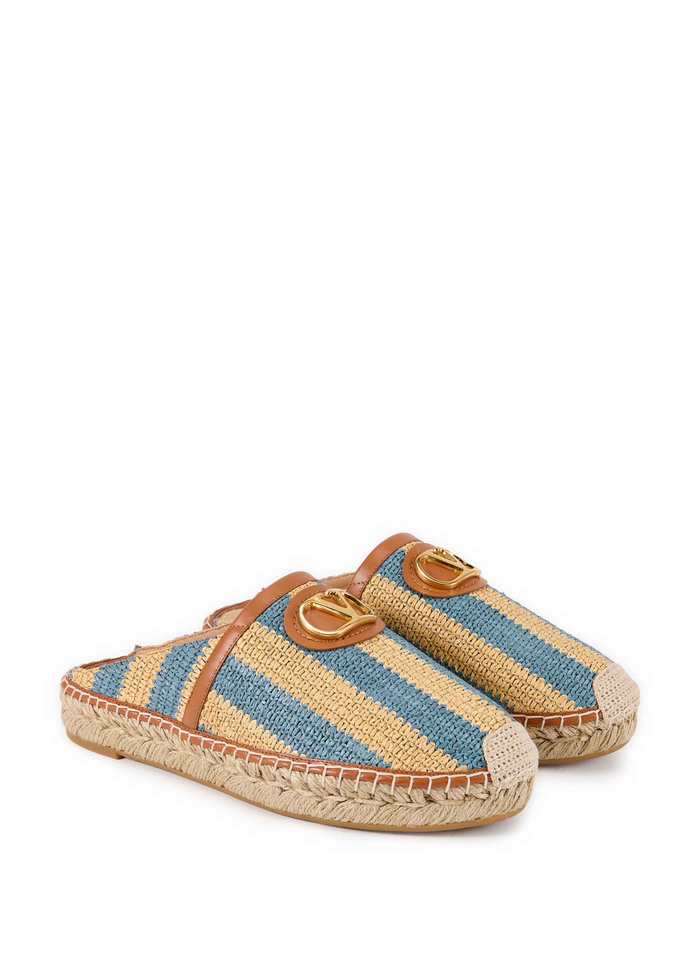 Espadrilles à rayures VALENTINO Bleu